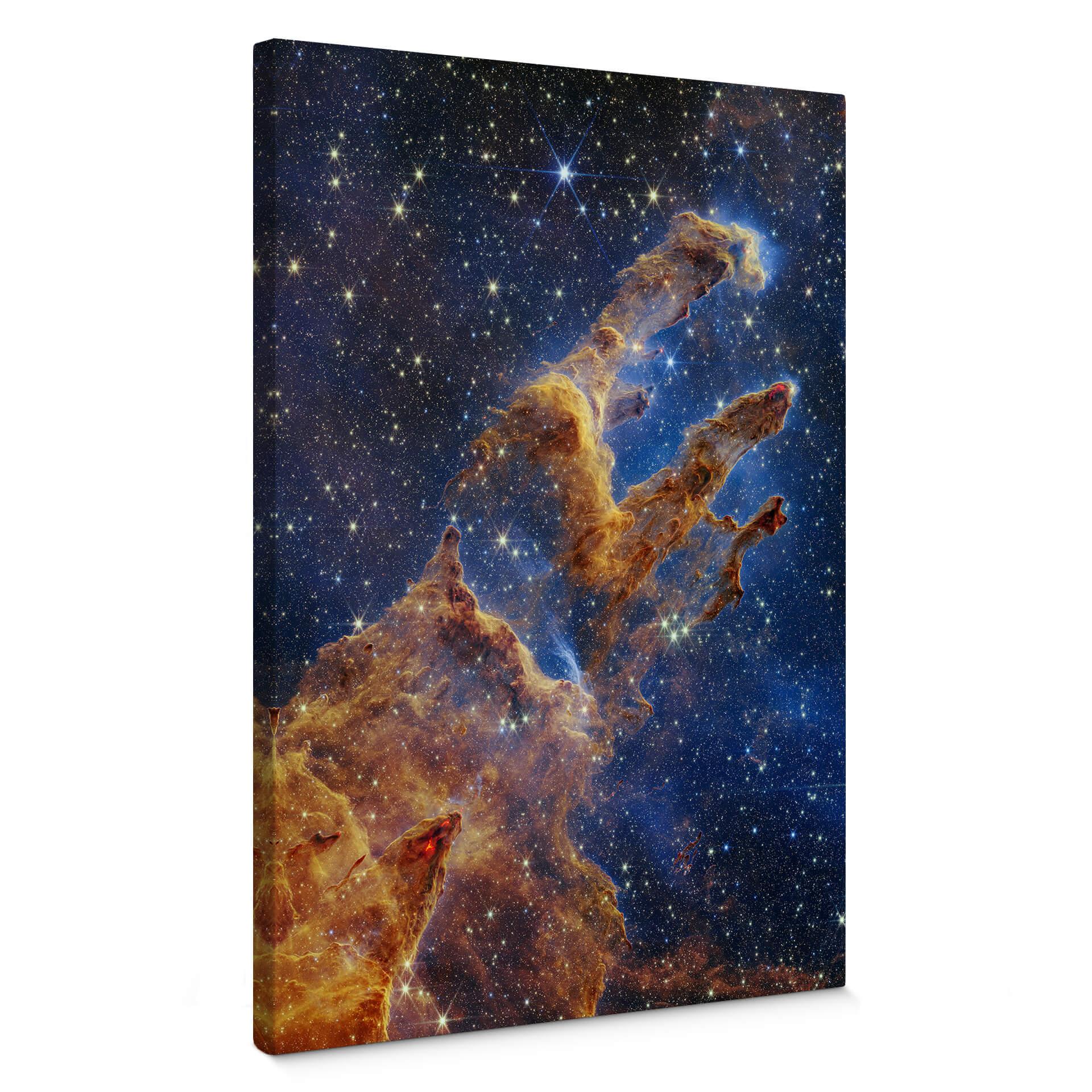 Canvastavla James Webb Telescope - Skapelsens pelare