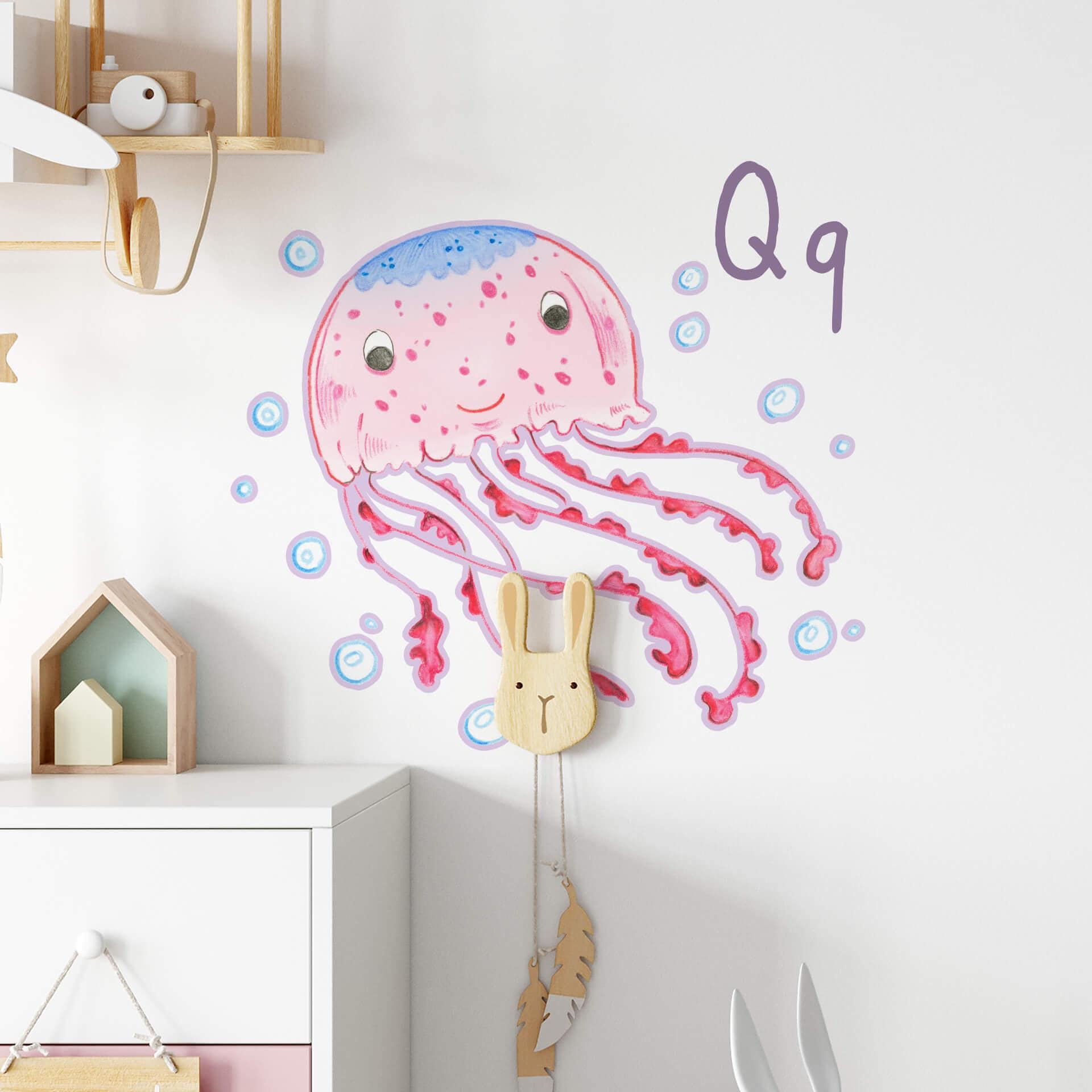 Wandtattoo Loske - Buchstabe Q