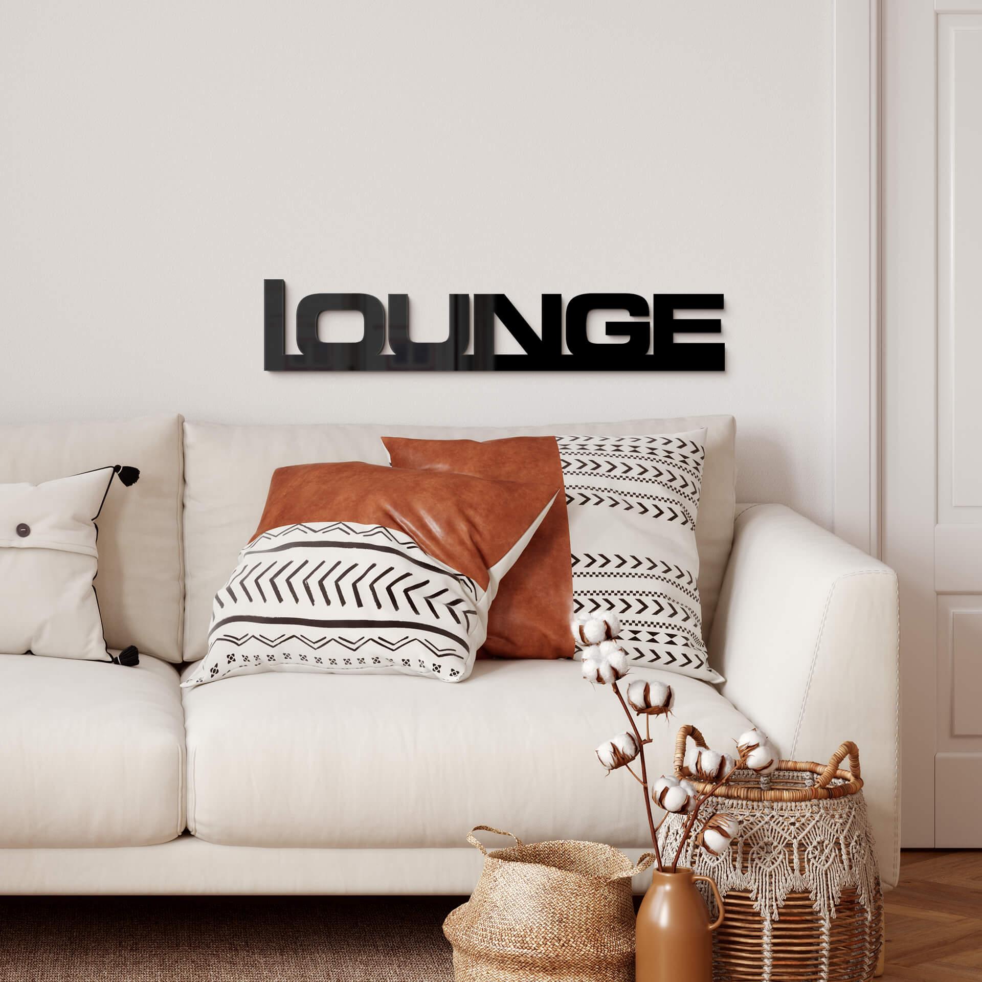 Lounge akrylbogstaver
