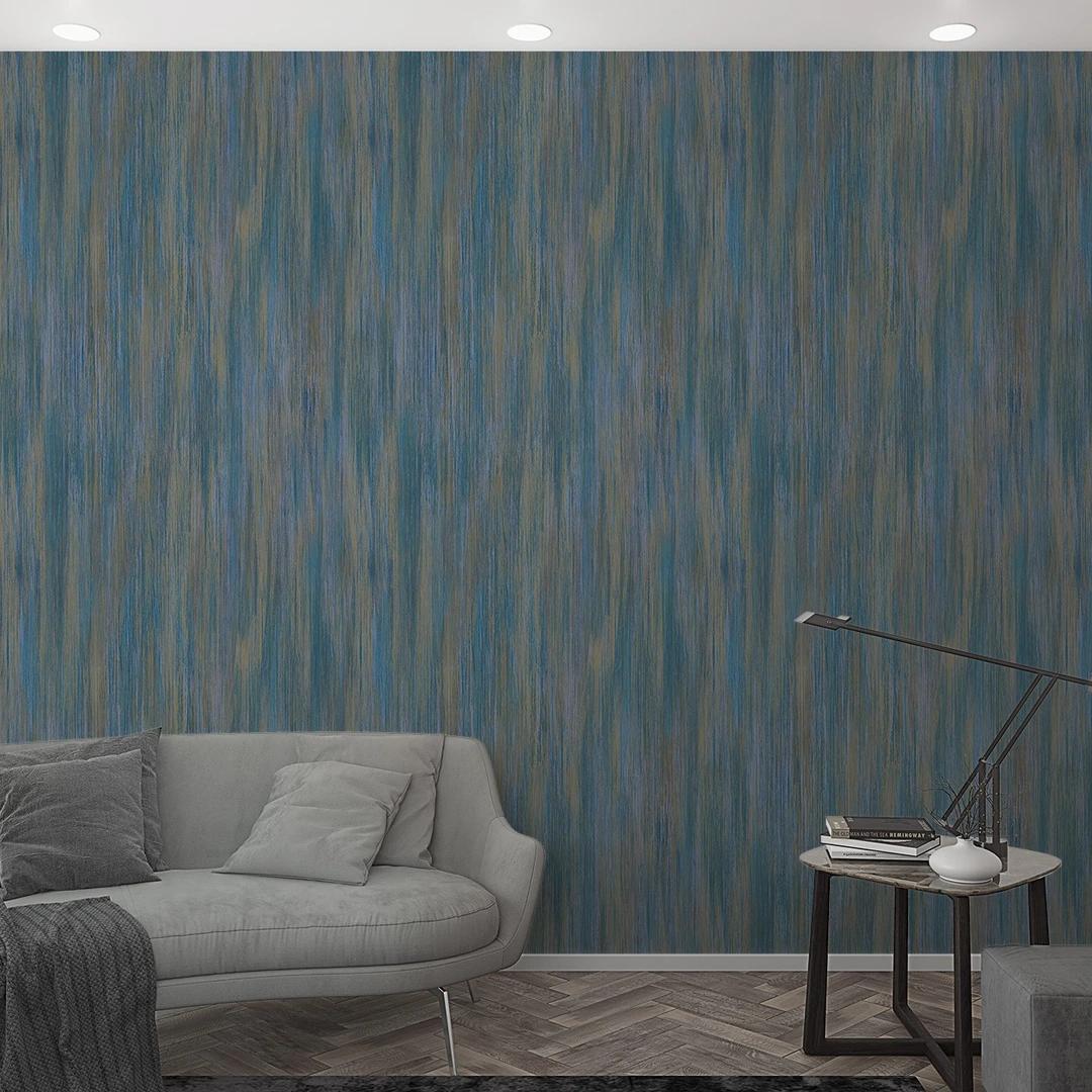 Strepen behang Fotobehang, groene strepen 3.40 x 1.06 m