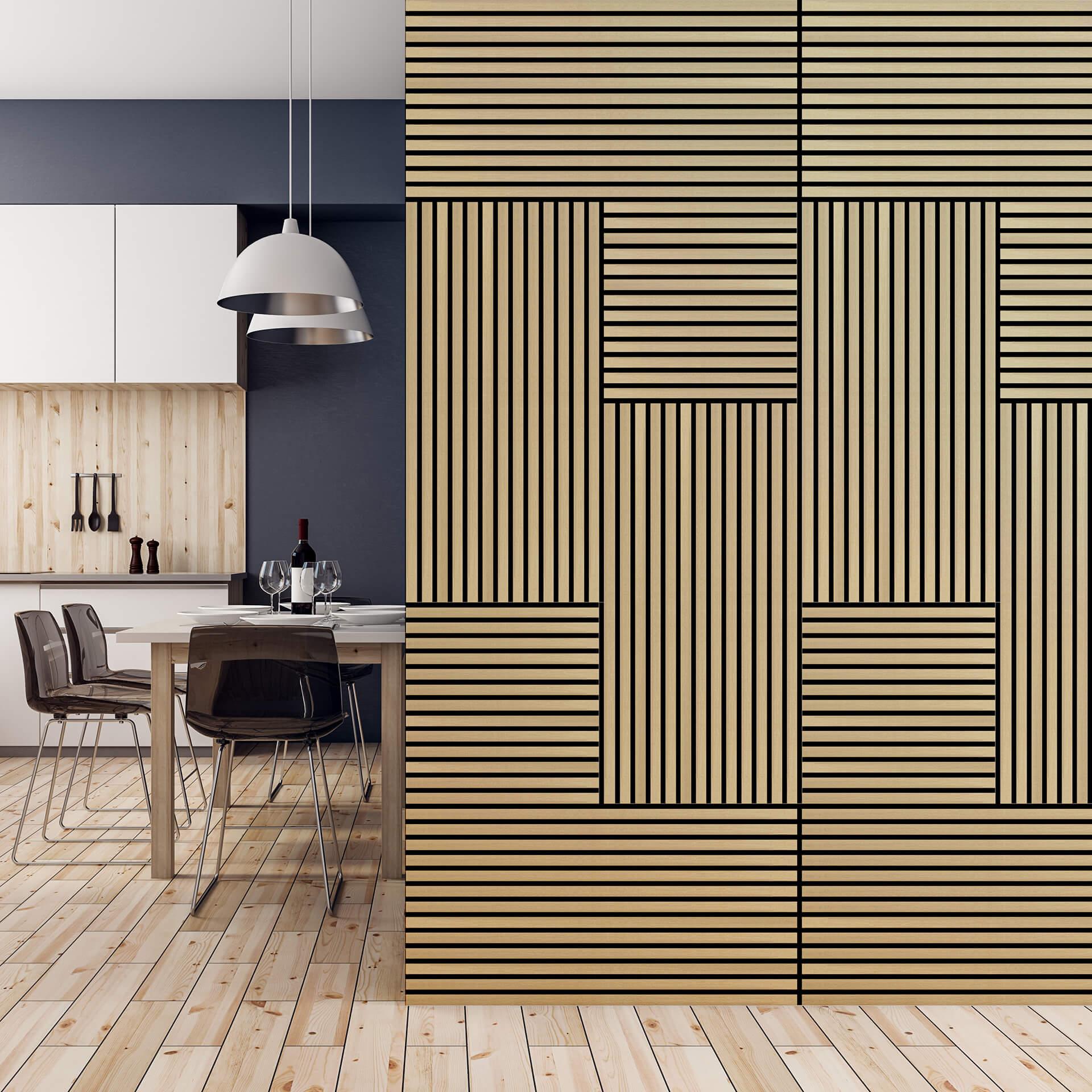 Vægpanel Jangal Modular Væg akustikpanel Finer - Fanal Eg