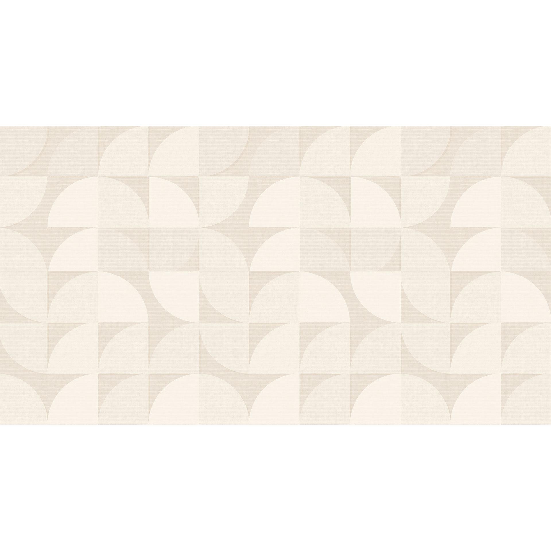 Retro stijl halfcirkelvormig behang | Geometrisch behang - Bloomery Decor