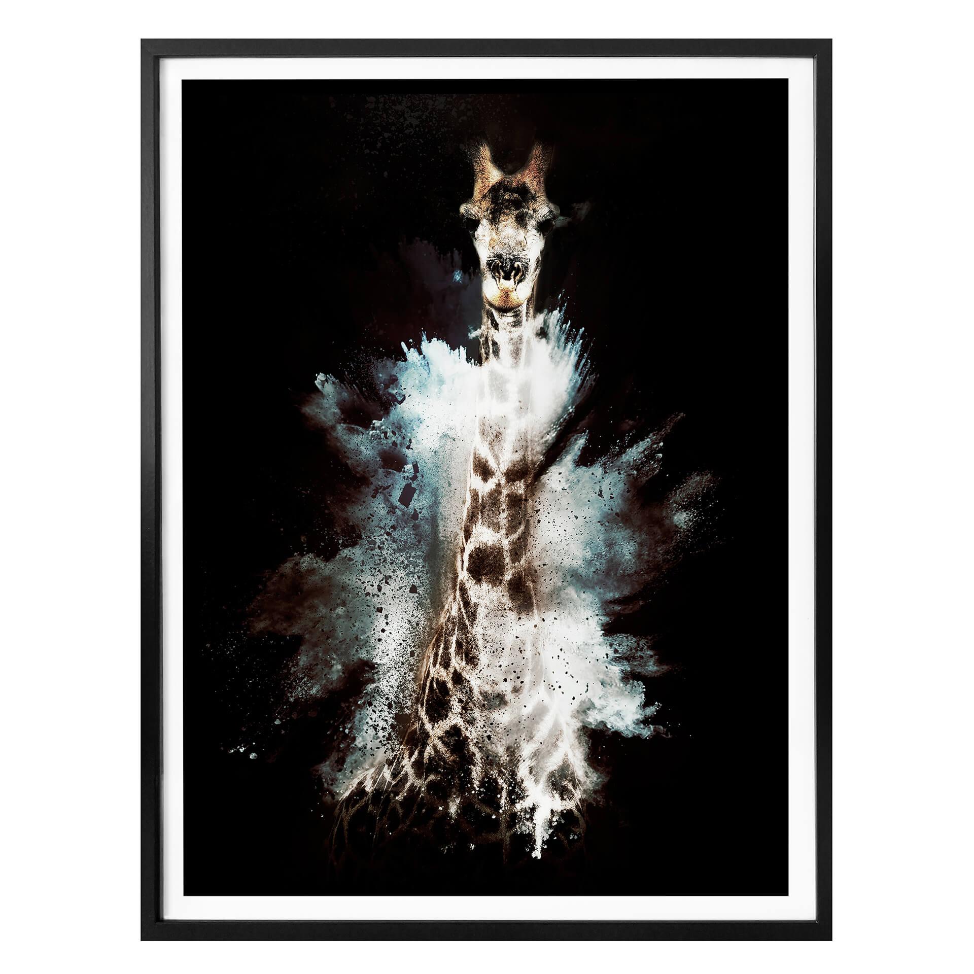 Poster Hugonnard - Vild explosion: Giraff