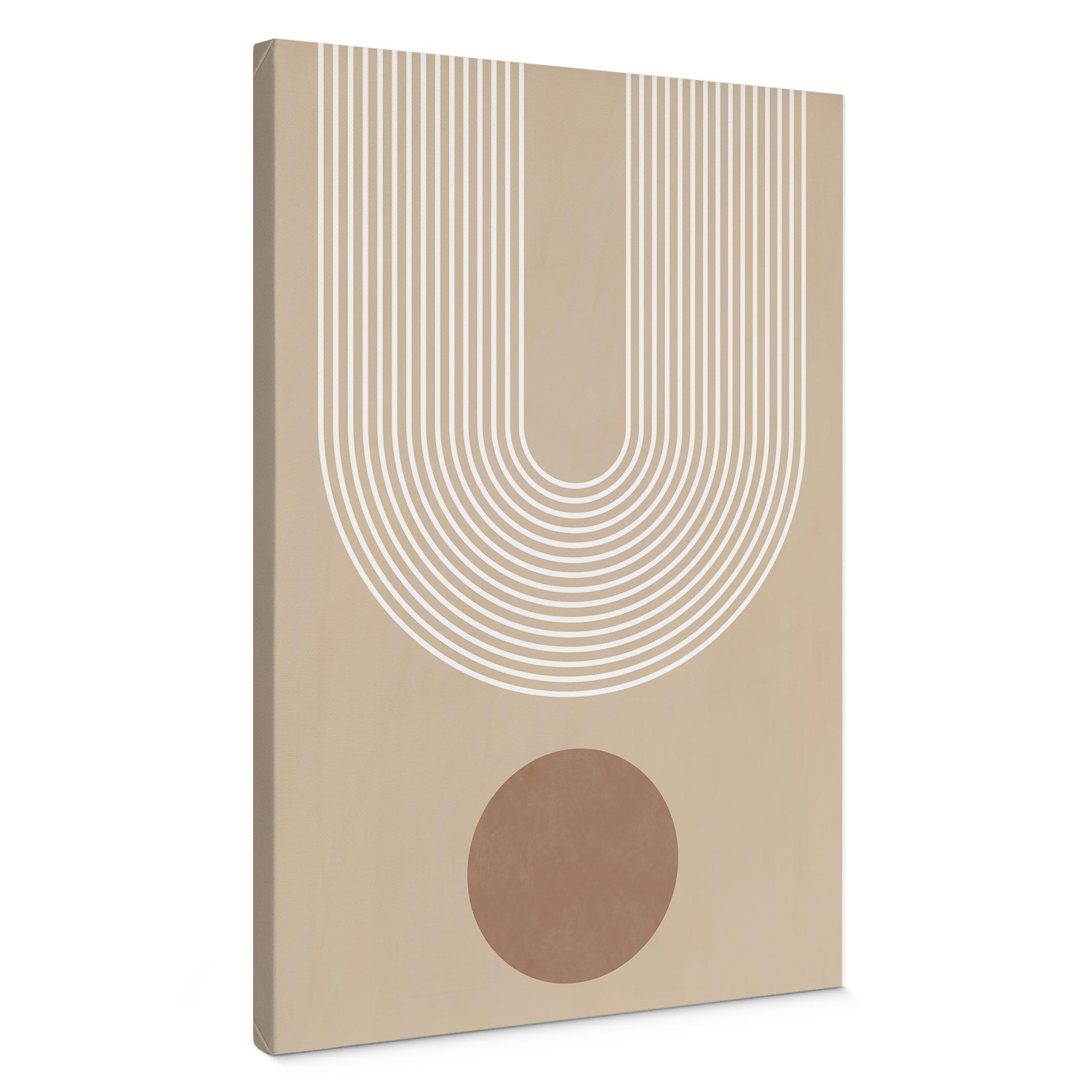 Canvasbillede Abstrakt geometri i balance - Ristova