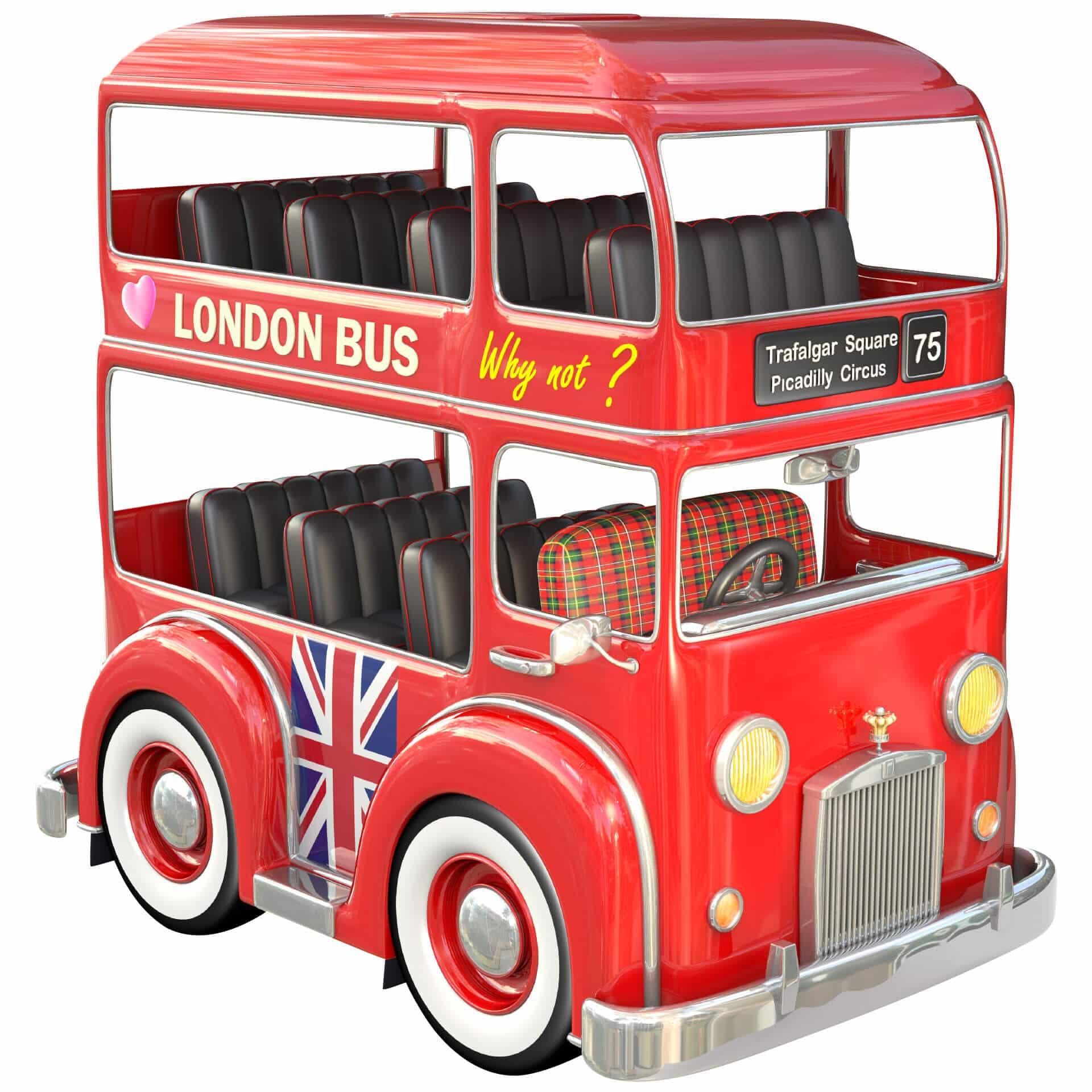 Wandtattoo Agullo - London Bus