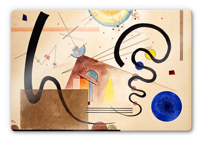 Glasschilderij Kandinsky - Two Movements