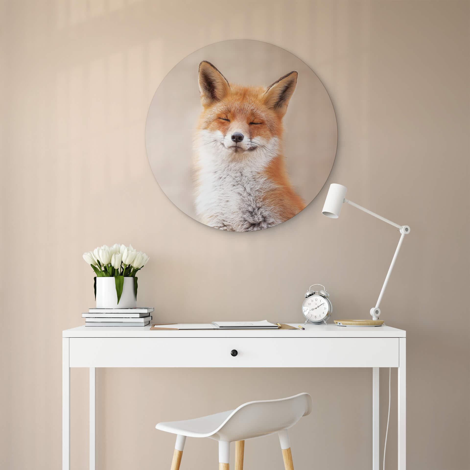 Wandcirkel van Duijn - Happy Fox