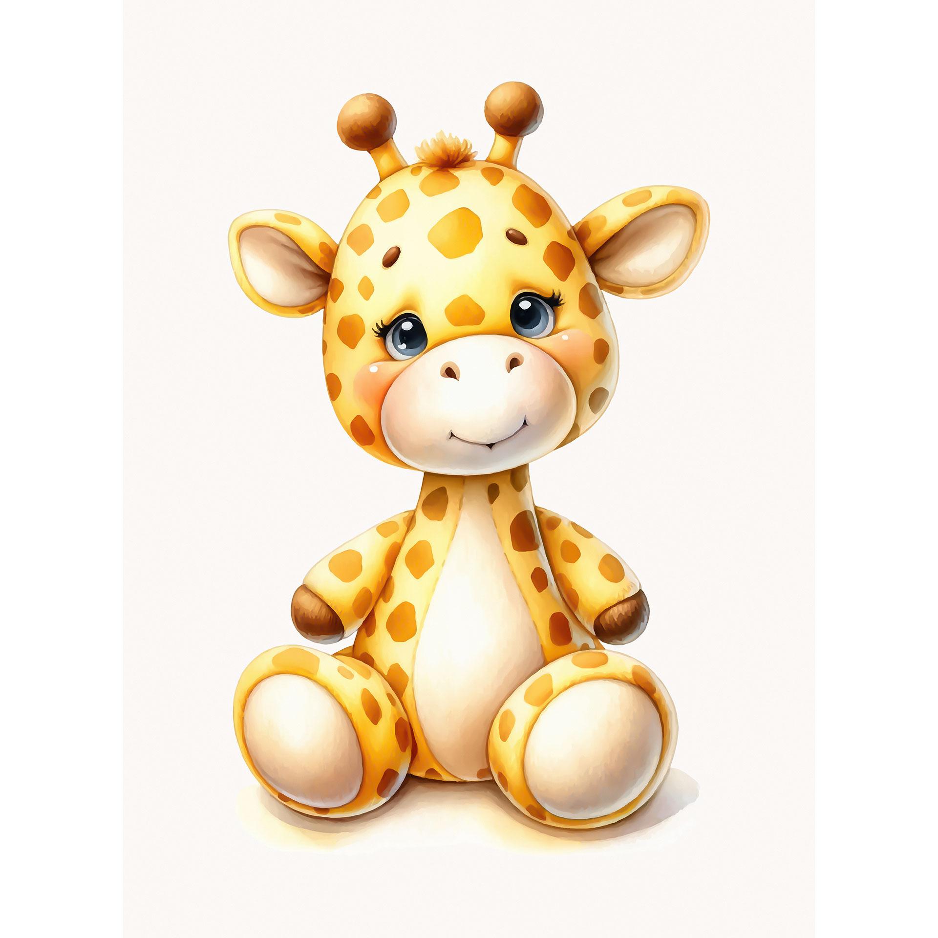 Babyzimmer Fototapete mit Tier - Kleine Giraffe - Magnusson