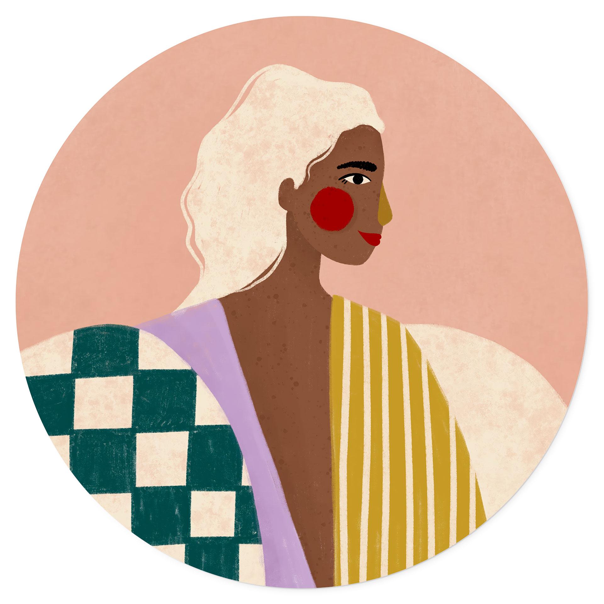 Adesivo murale La donna in costume: un'icona moderna - Müller