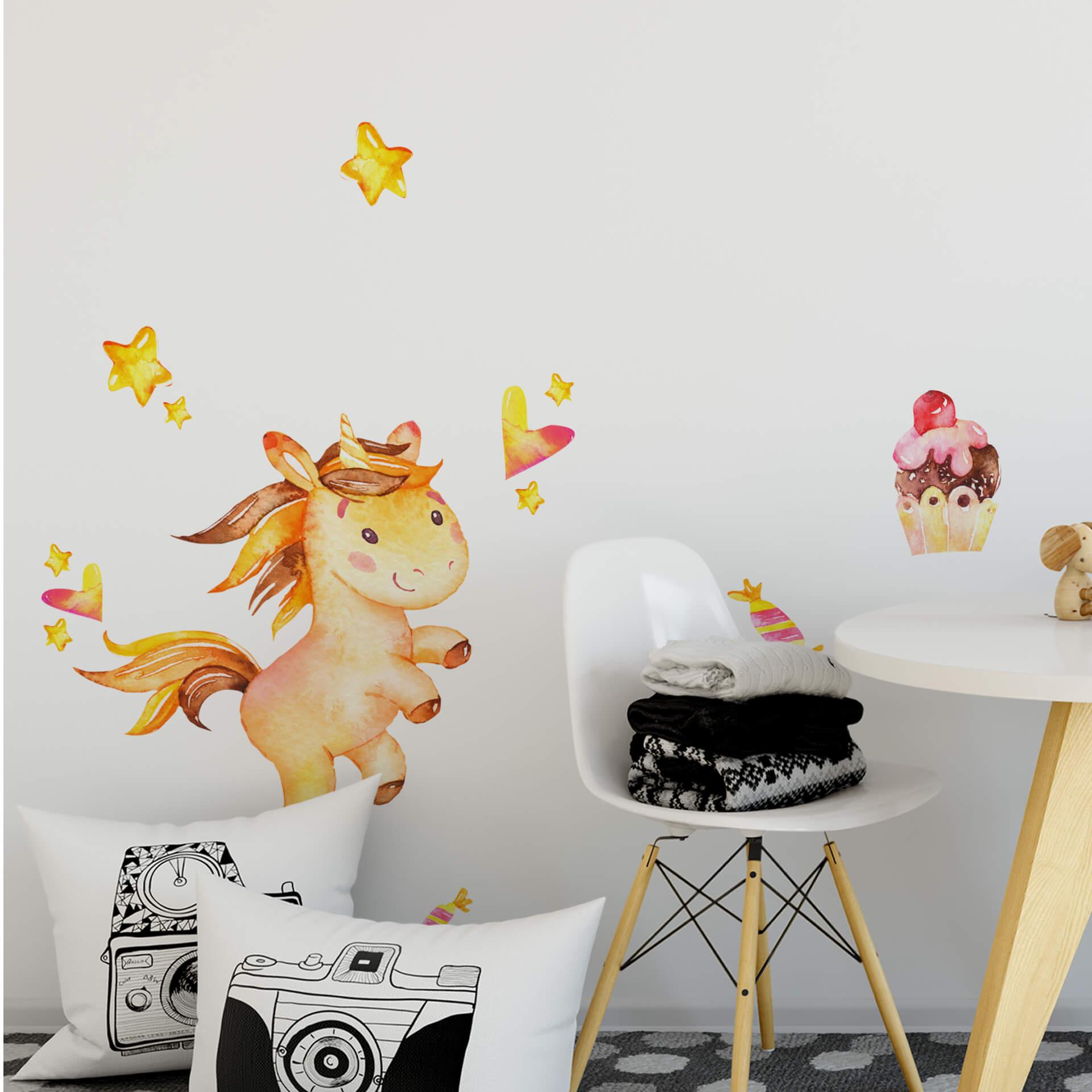 Muursticker Sweety de Eenhoorn
