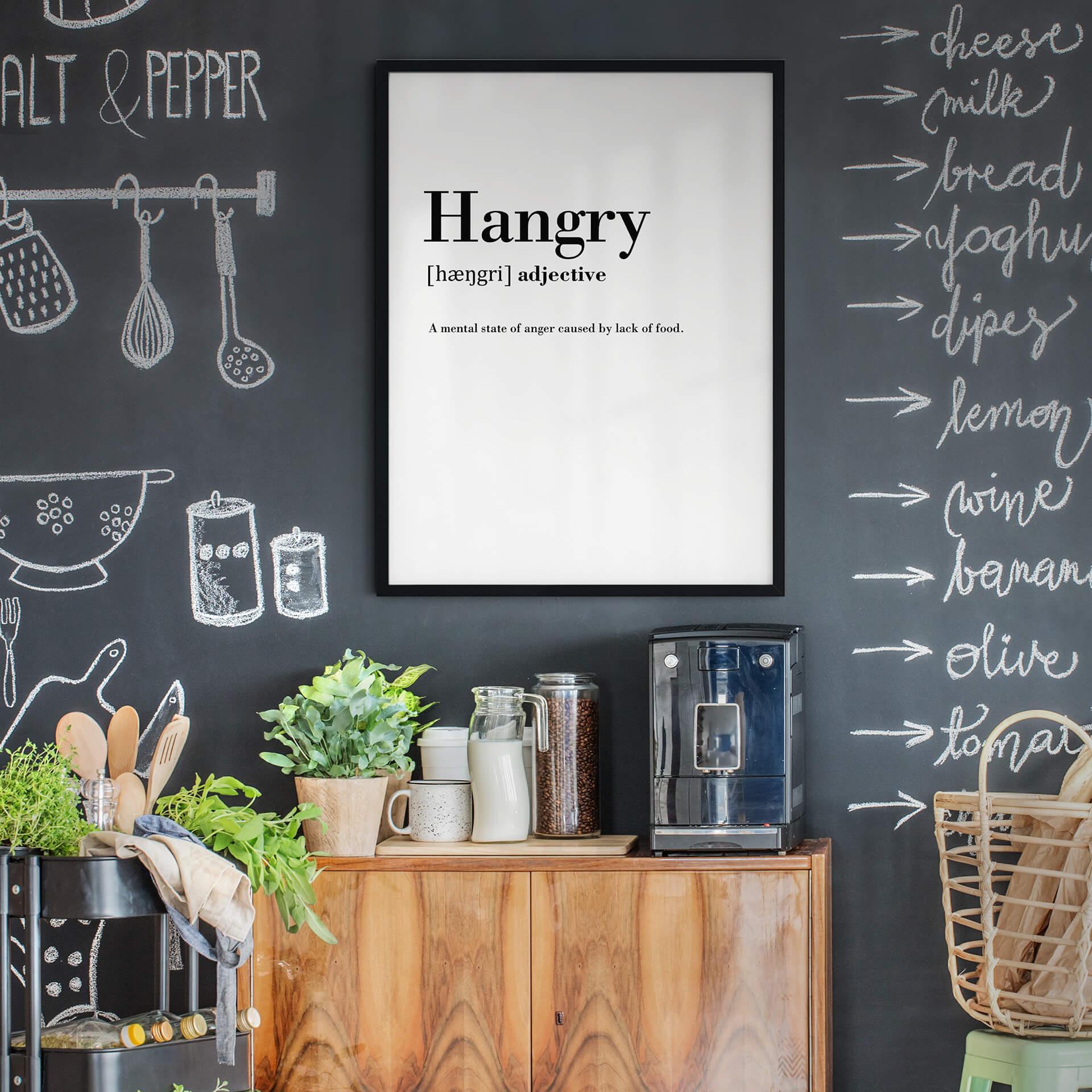 Poster Grammatik - Hangry