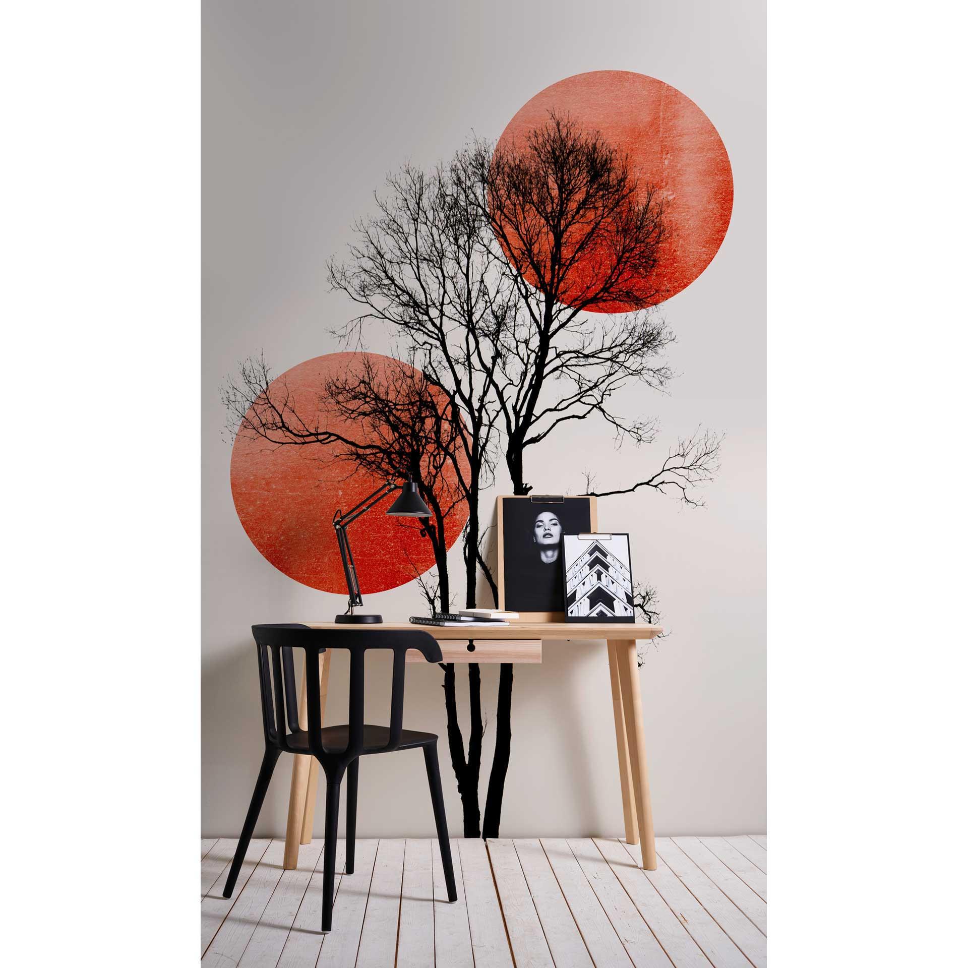 Livingwalls Fotobehang ARTist Kubistika - Sun and Moon