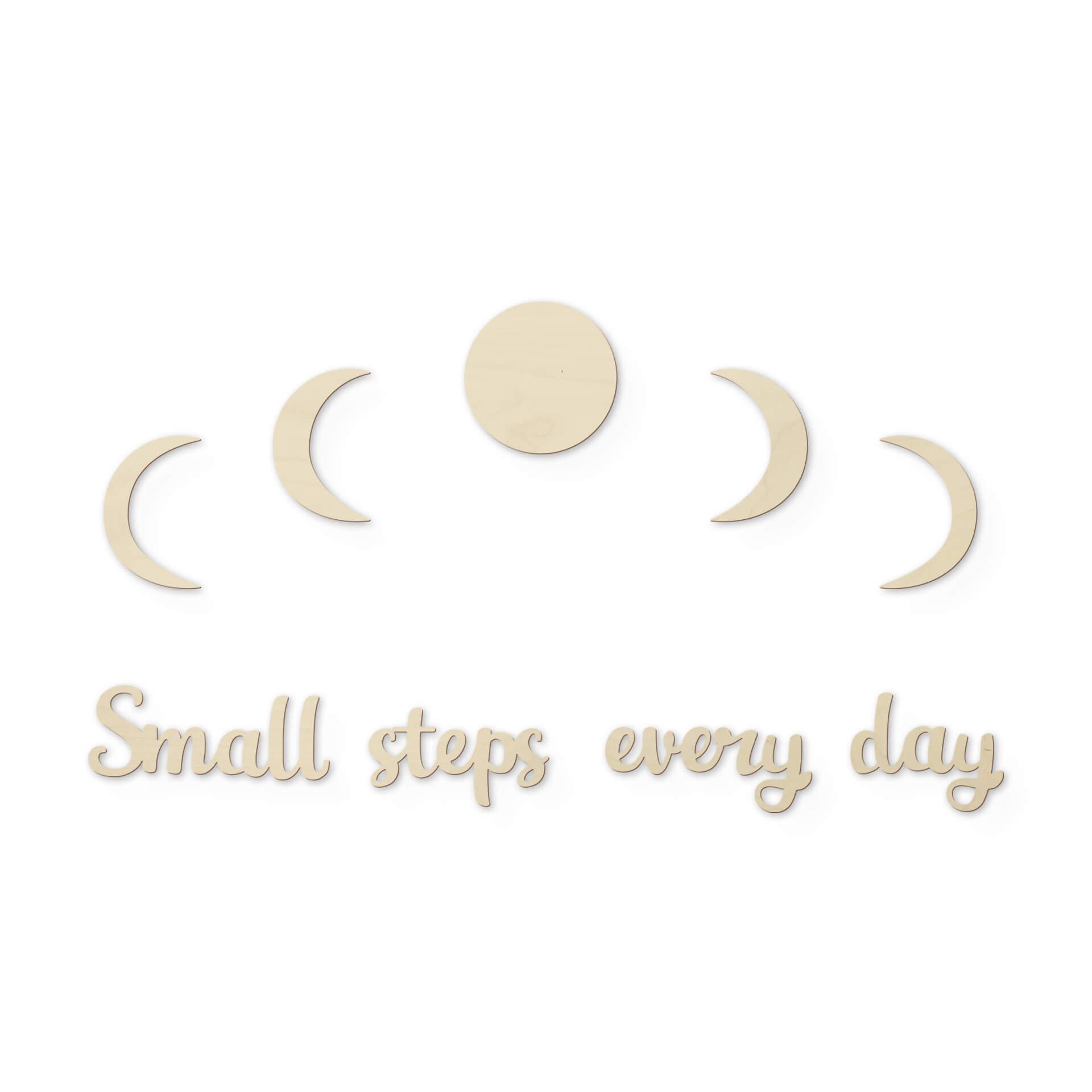 Decoro in legno - Small steps every day