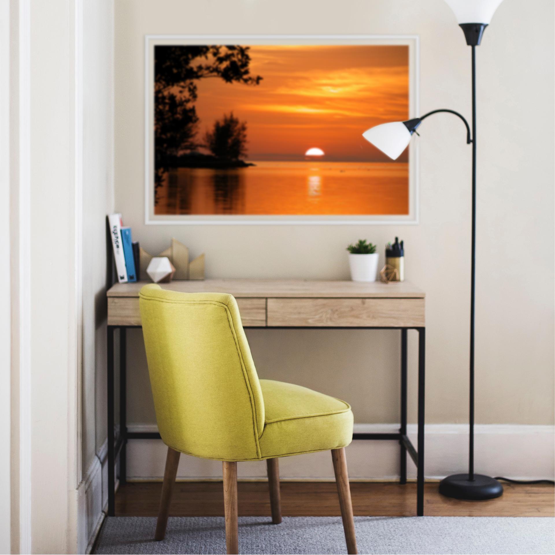 Wallprint W - See in der Abenddämmerung