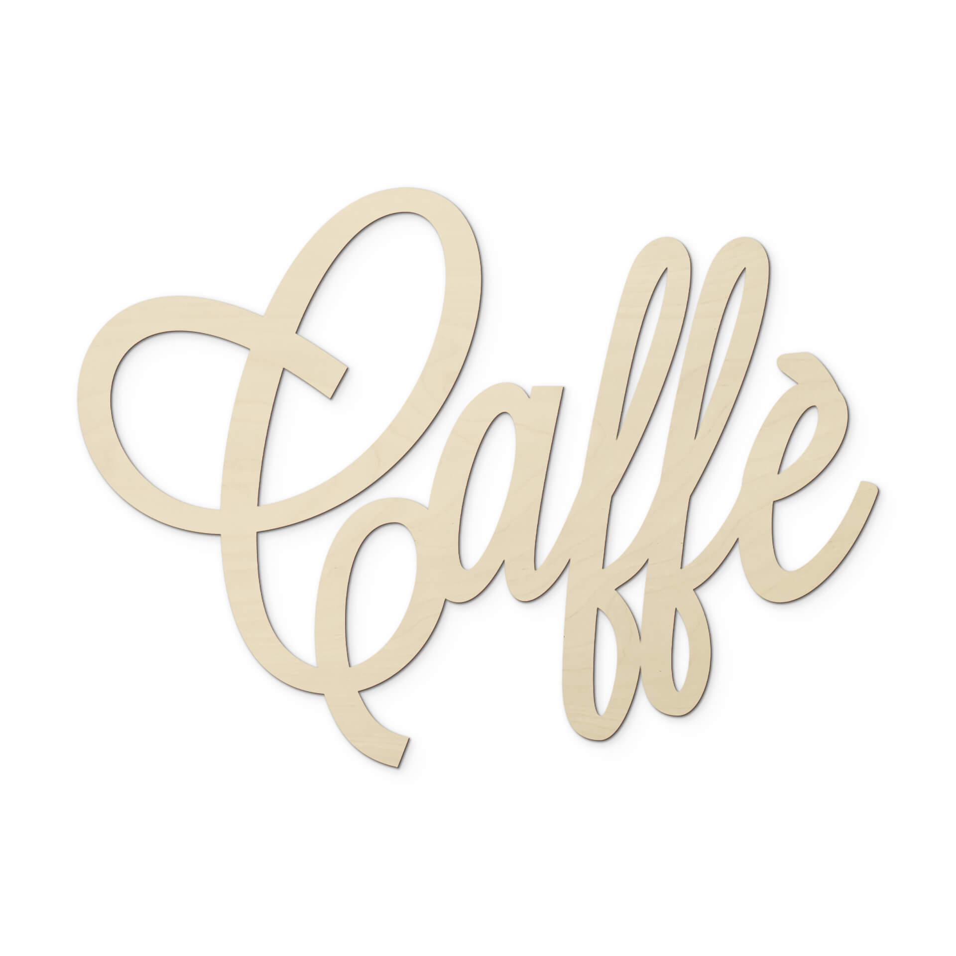 Scritta in legno - Caffè