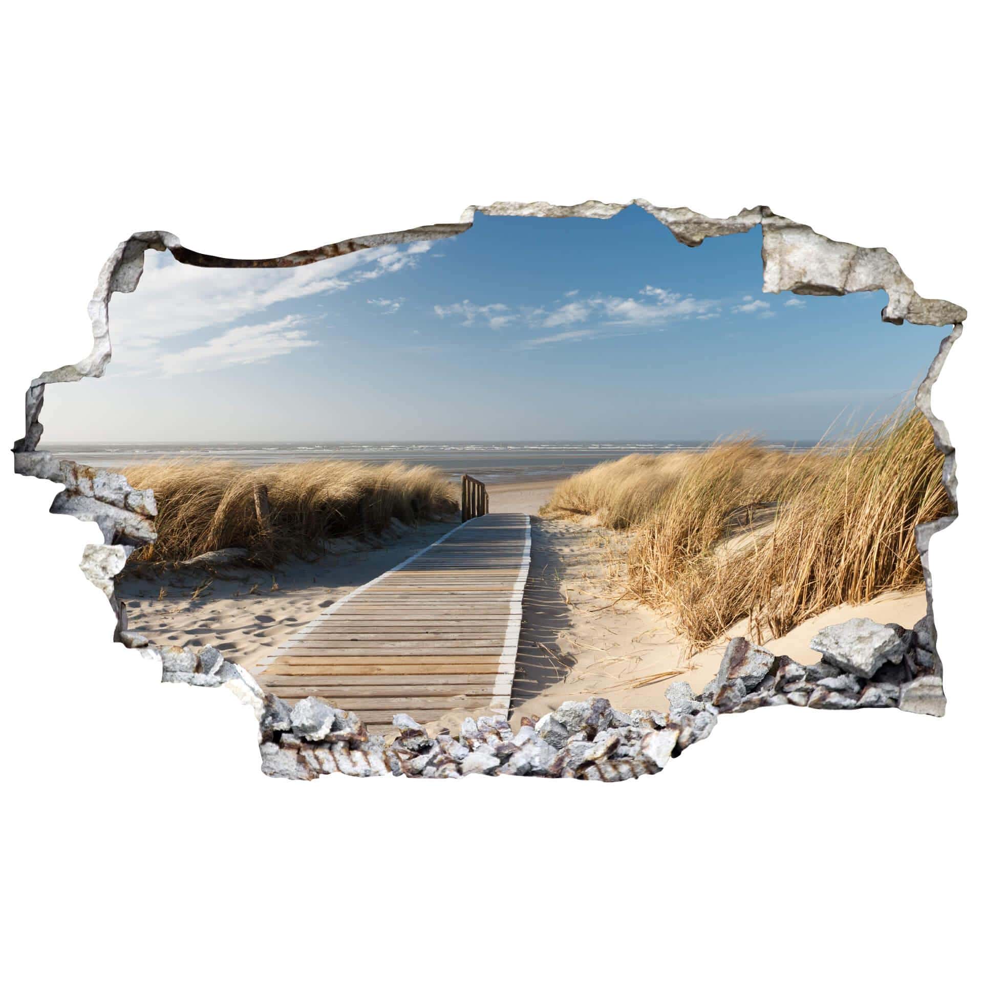 3D Muursticker - Aan de Oostzee