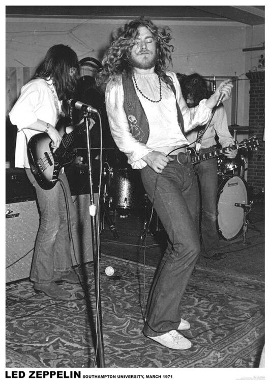 Plakat Led Zeppelin - Southampton Uni, Plakat (59,4 x 84,1 cm)