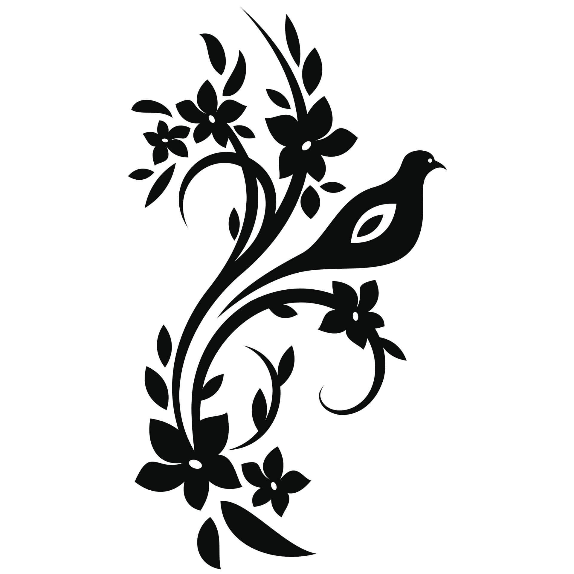 Muursticker Bloem Marie