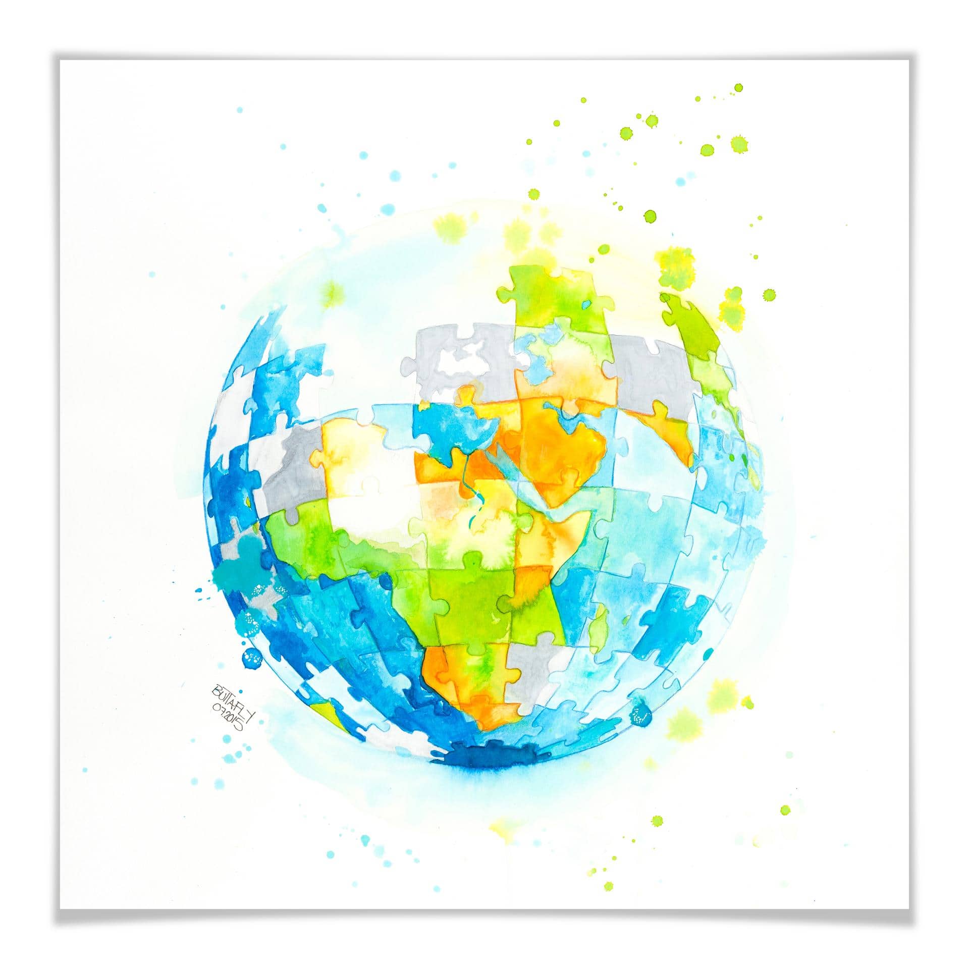 Poster - Buttafly - Worldpuzzle