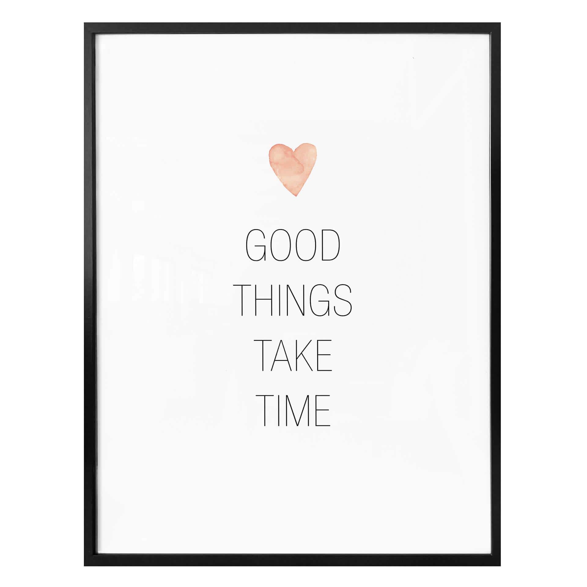 Poster Confetti & Cream - Bra saker tar tid