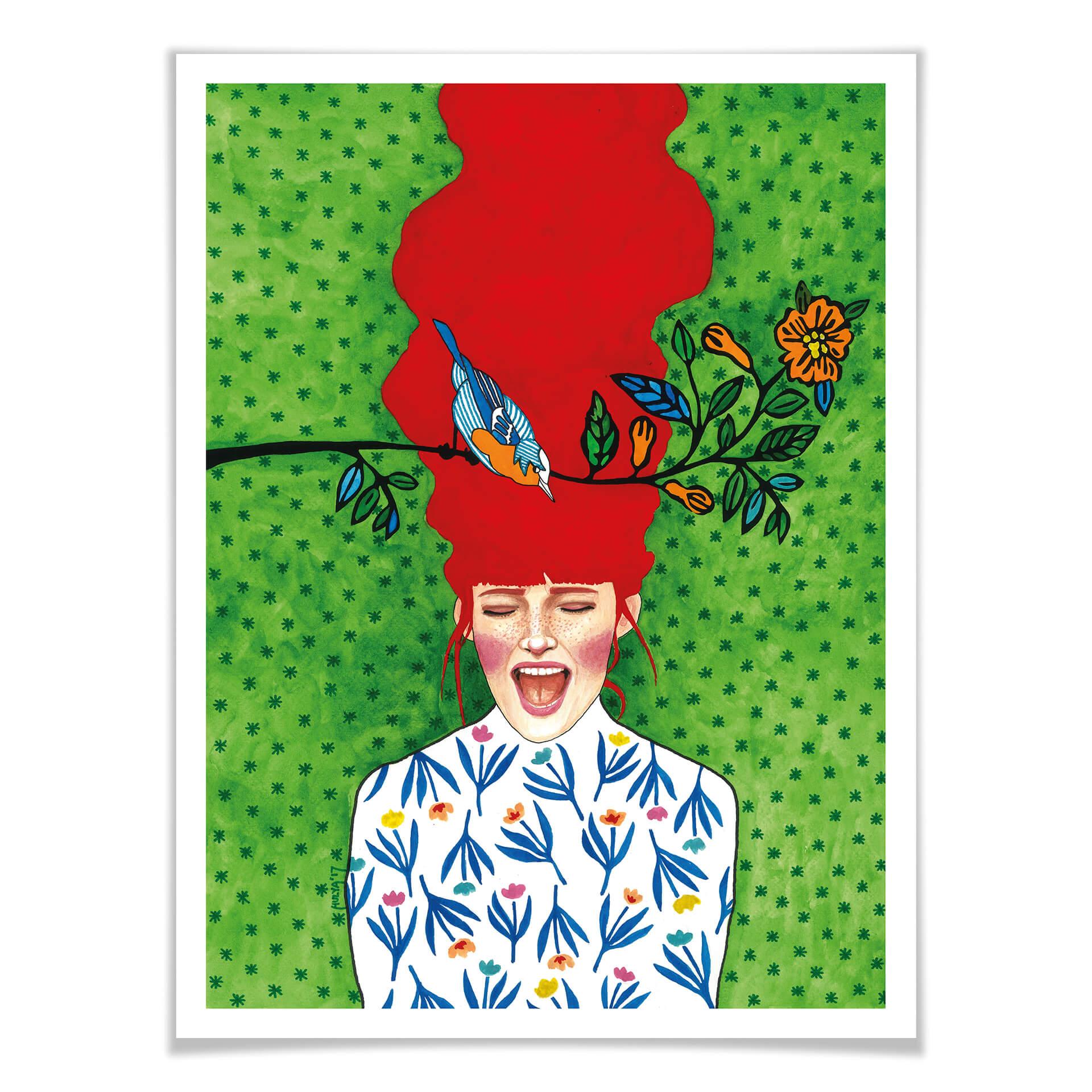 Póster Hülya - Momento primaveral