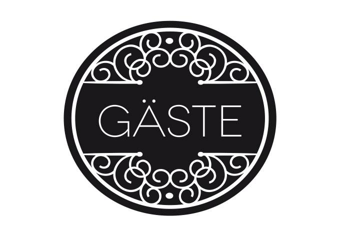 Wandtattoo Gäste