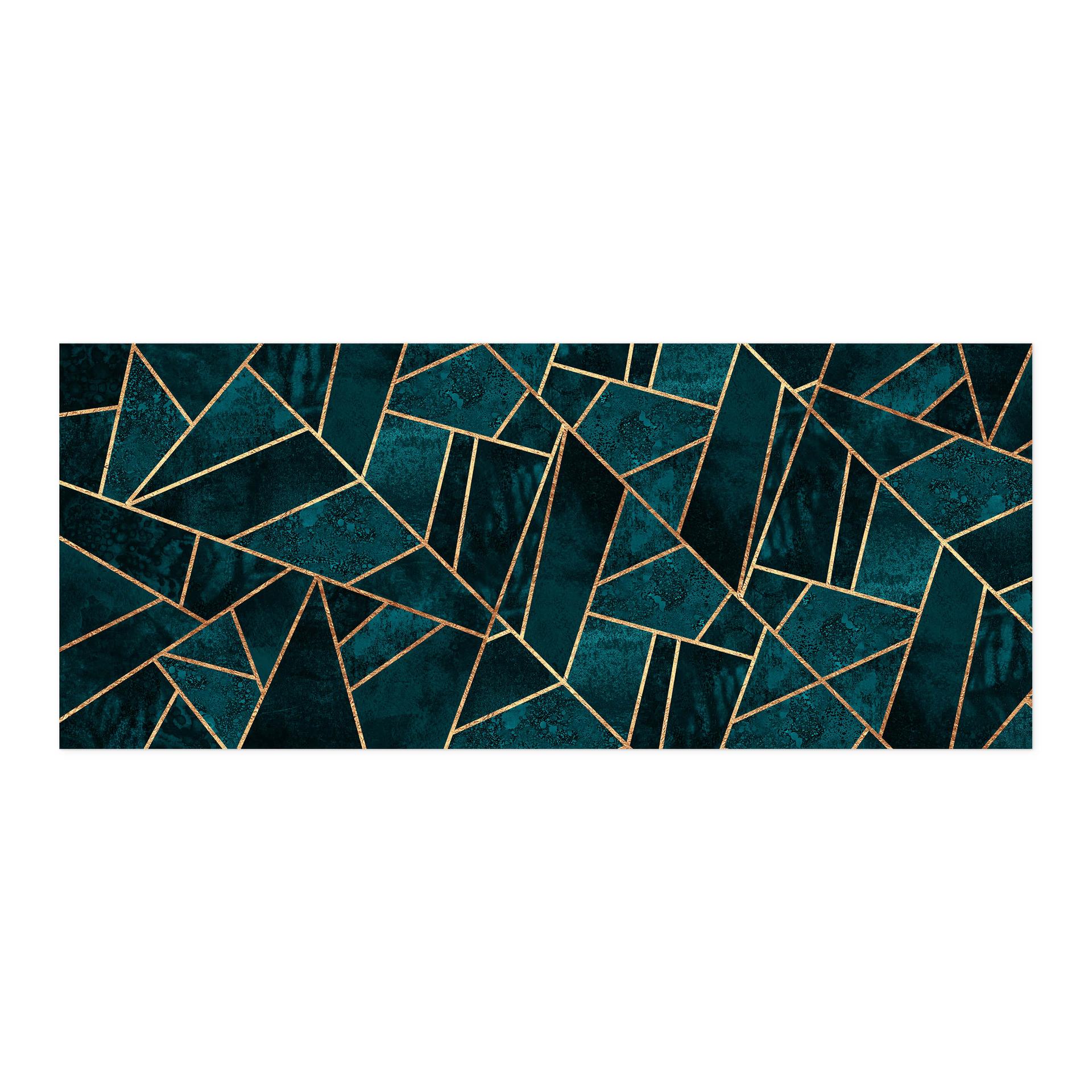 Zelfklevende Keukenachterwand Fredriksson - Blue Green Emeralds