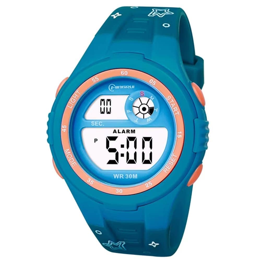 Sport Armbanduhr | Digitale Uhr für Kinder und Jugendliche | Weltraum Blau