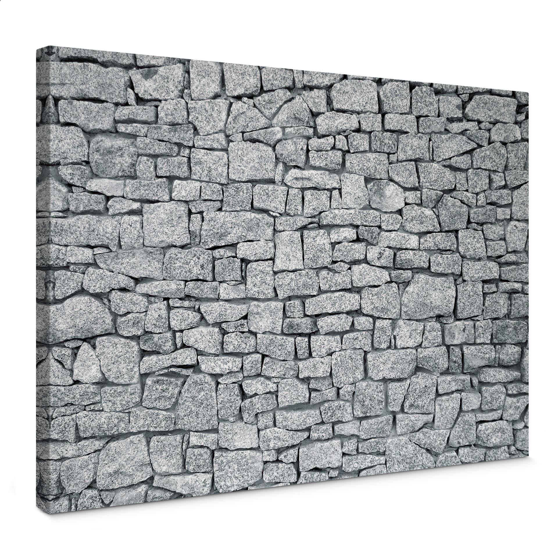 Tableau sur toile Mur de granit