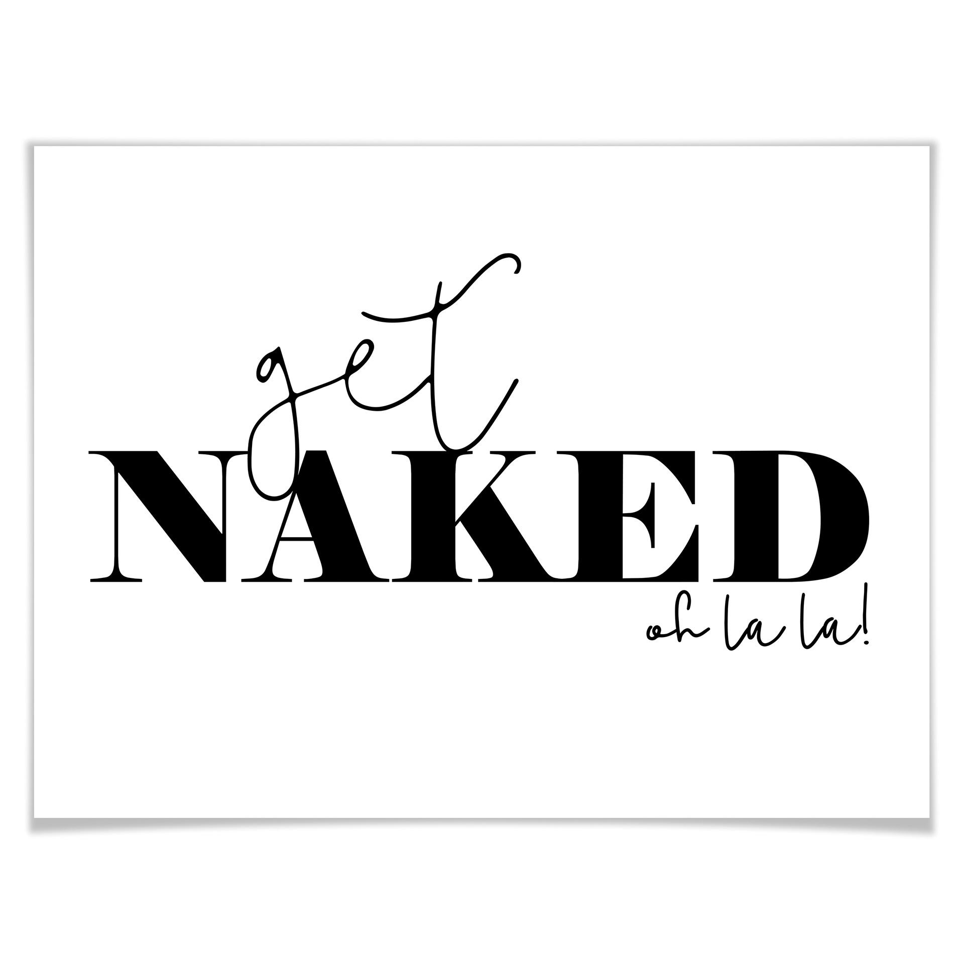 Plakat - Get Naked