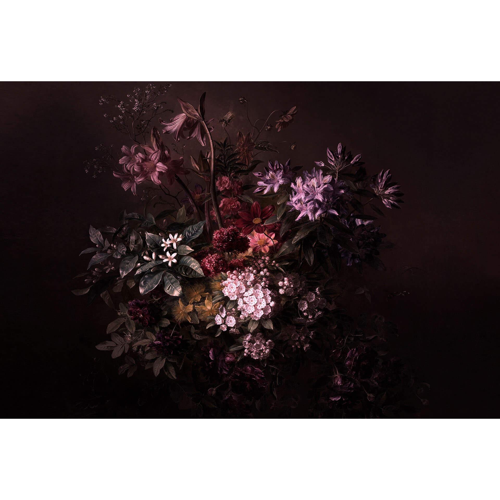 Livingwalls Fotobehang Walls by Patel bouquet noir 1