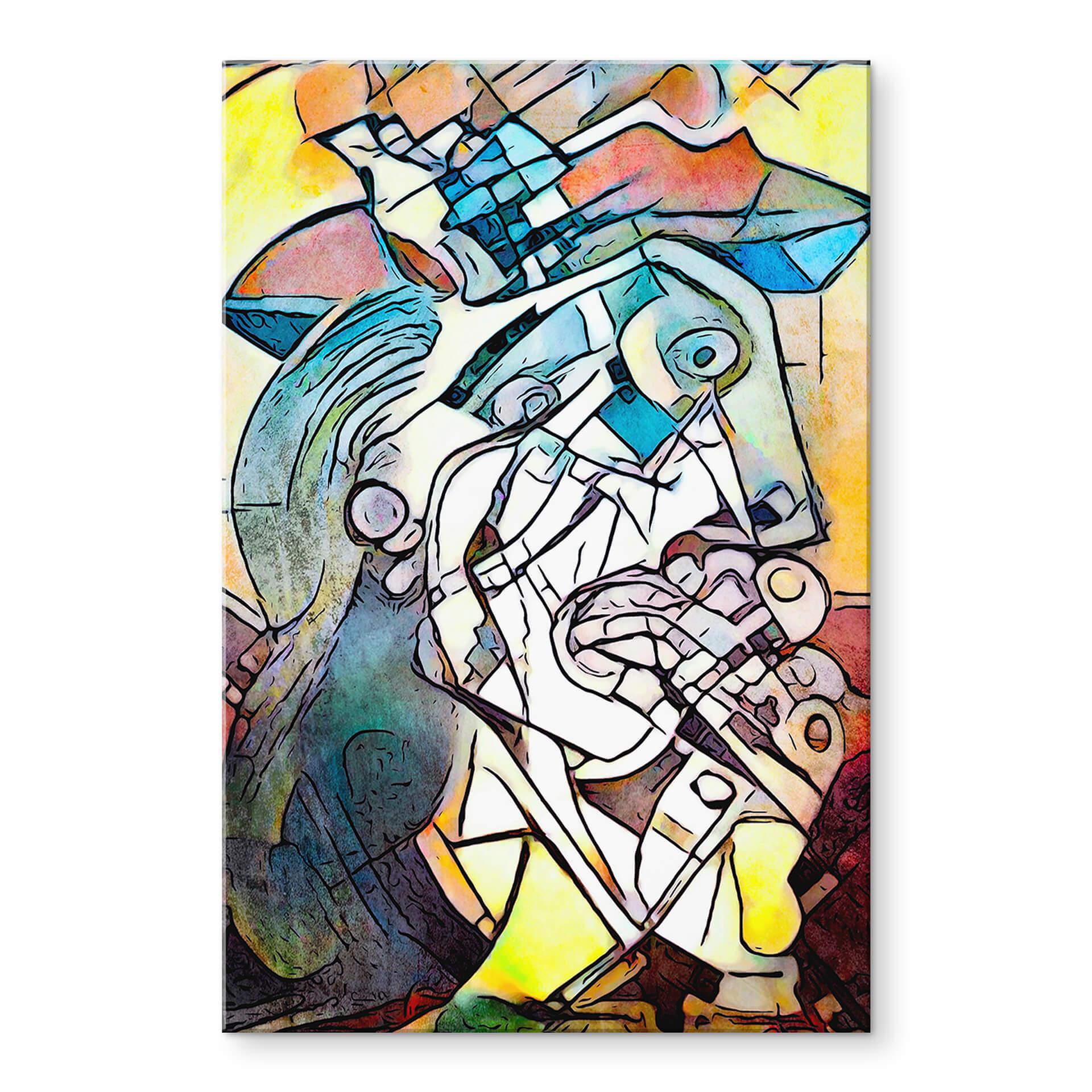 Akrylbillede Zamart - Hyldest til Picasso - Kvinden