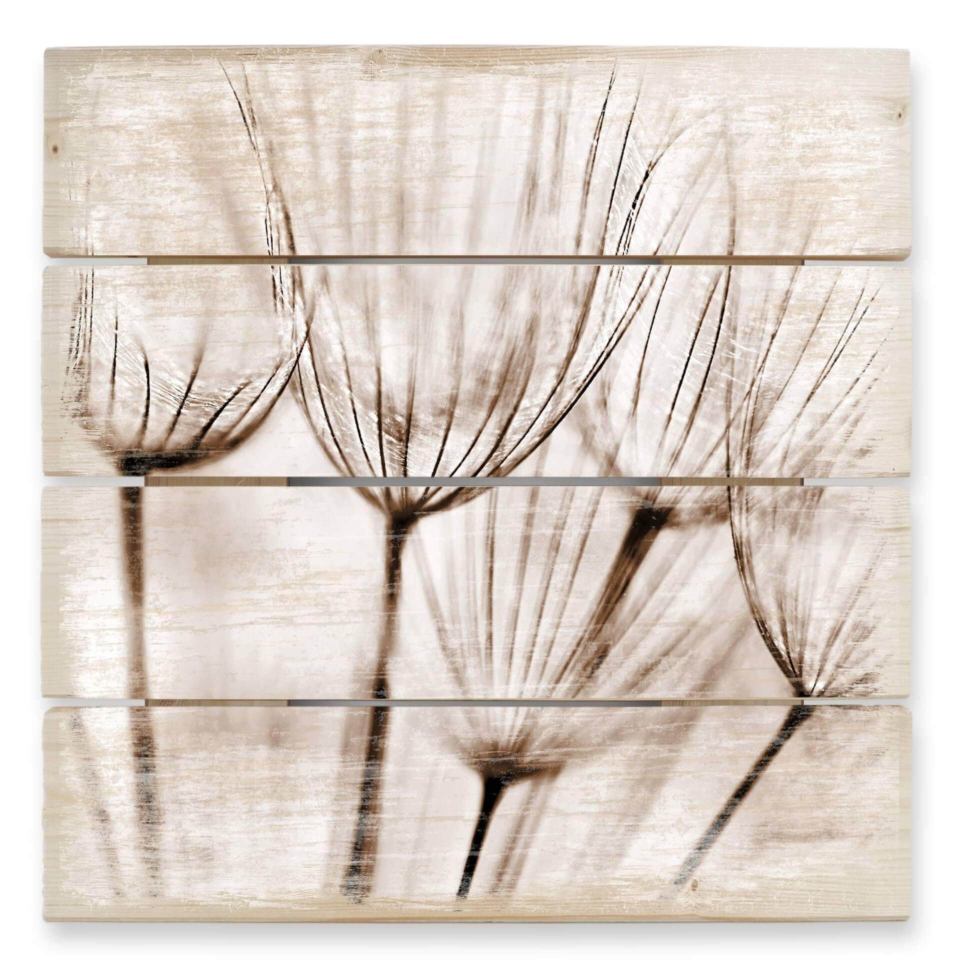 Cuadro de madera paraguas de aviador - 40x41,5 cm