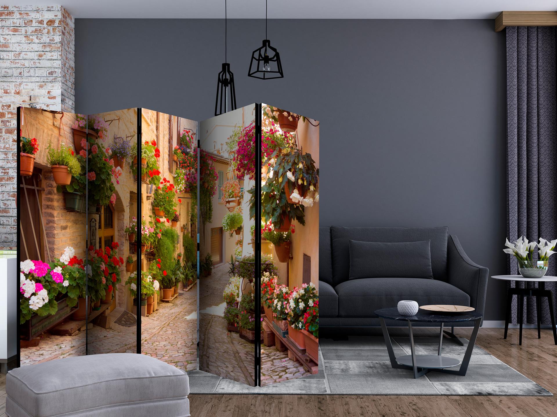 Divisorio - Vicolo di Spello (Italia) , 5 pezzi - 225x172 cm