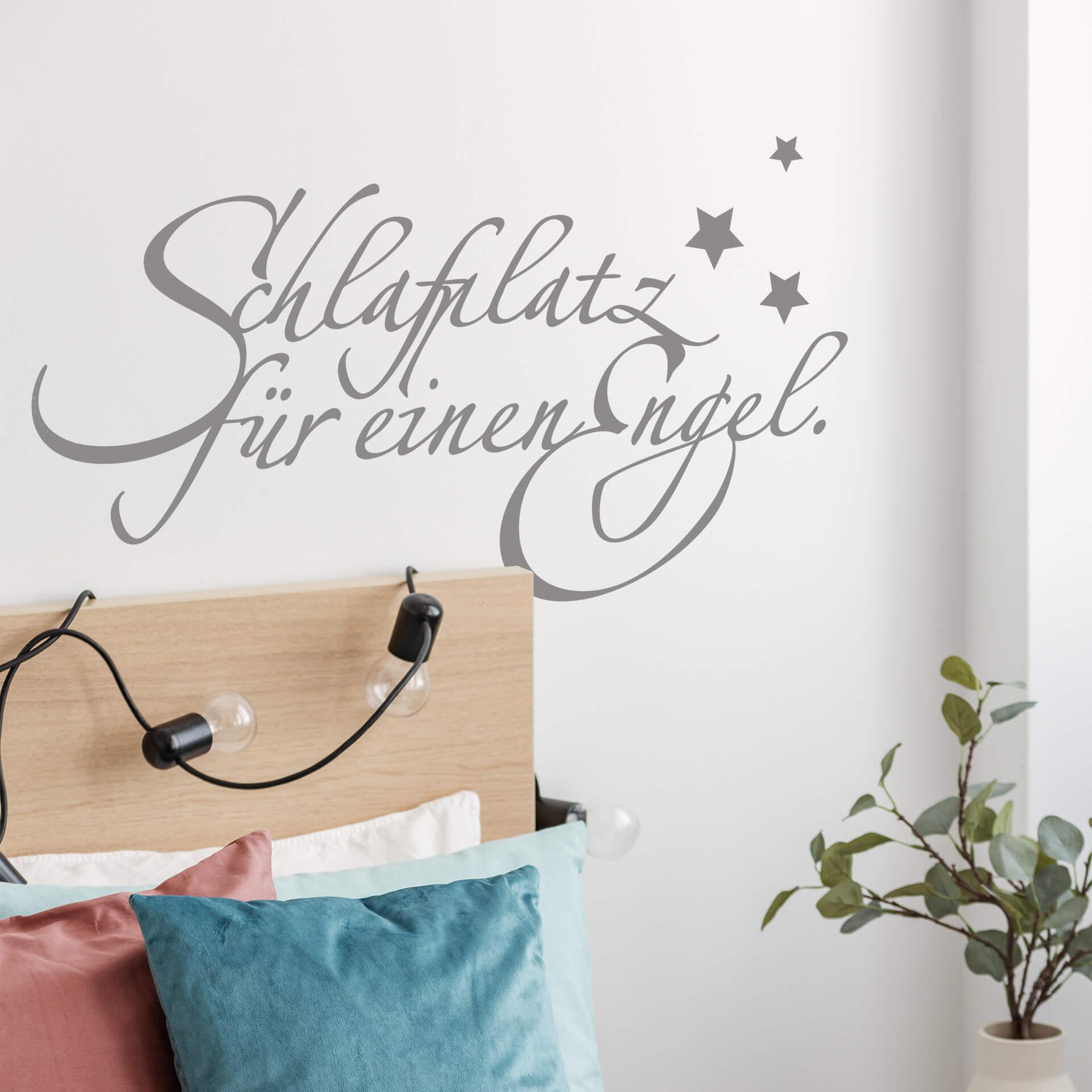 Wandtattoo Schlafplatz für einen Engel