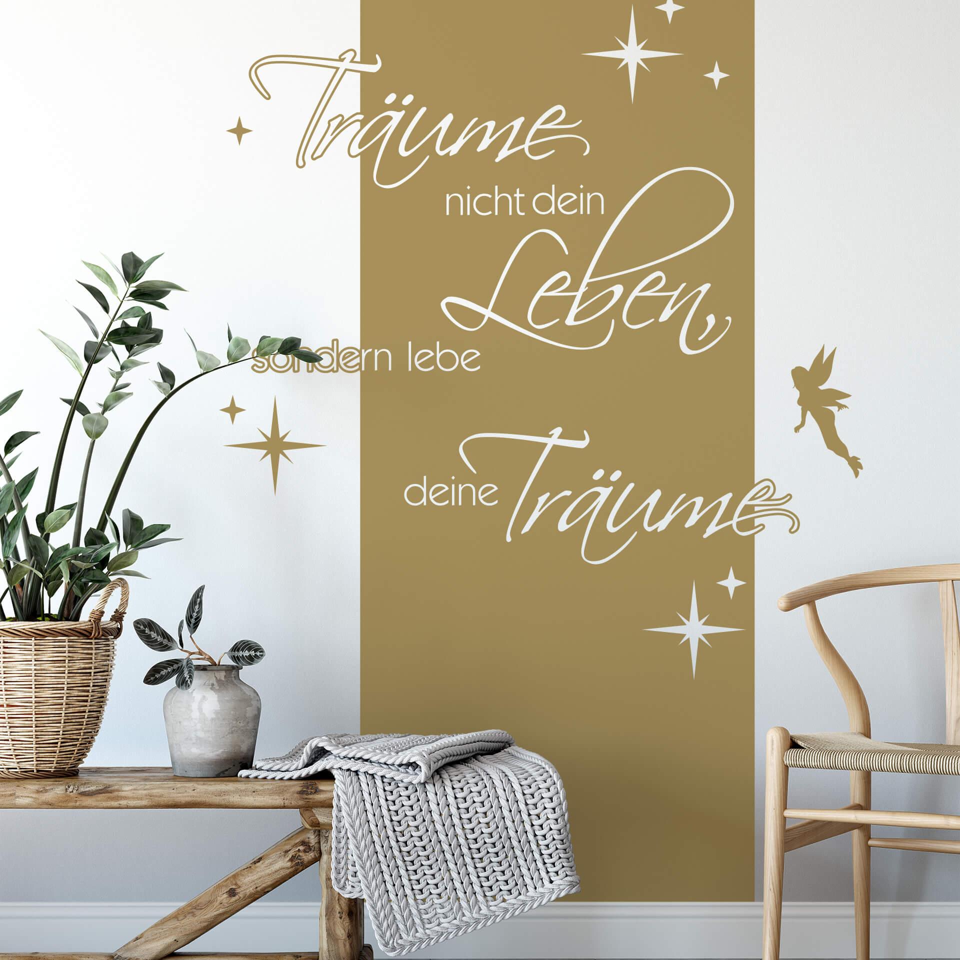 Wandtattoo Träume nicht dein Leben... Banner