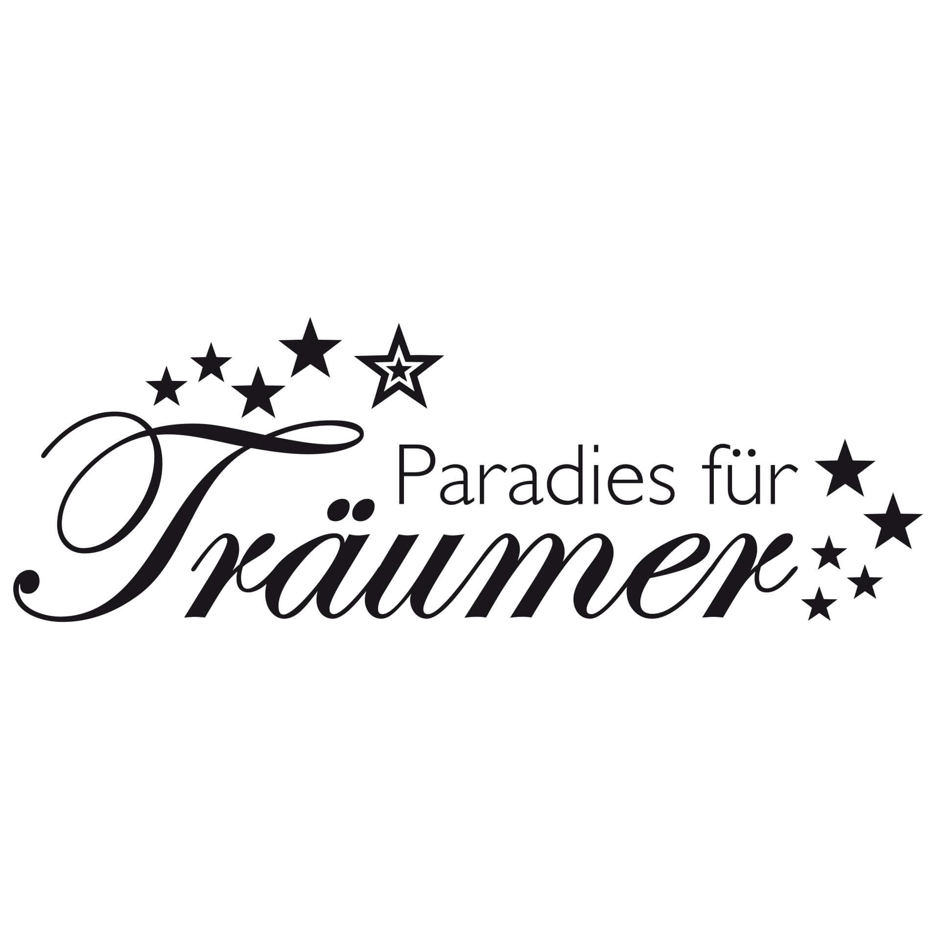 Wandtattoo Paradies für Träumer 1