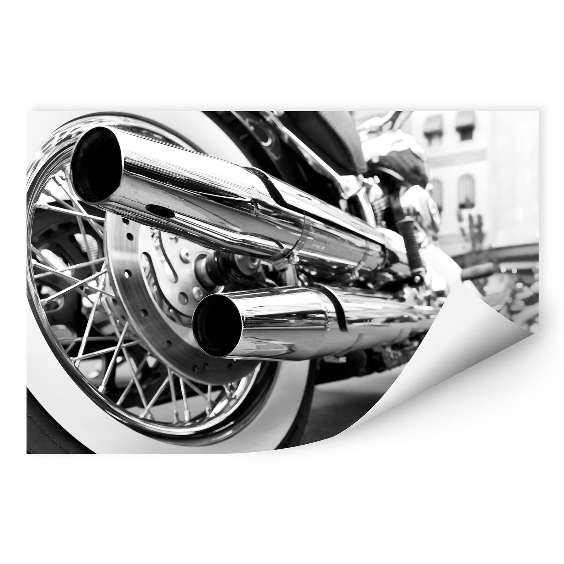 Zelfklevende Poster Motorcycle Power