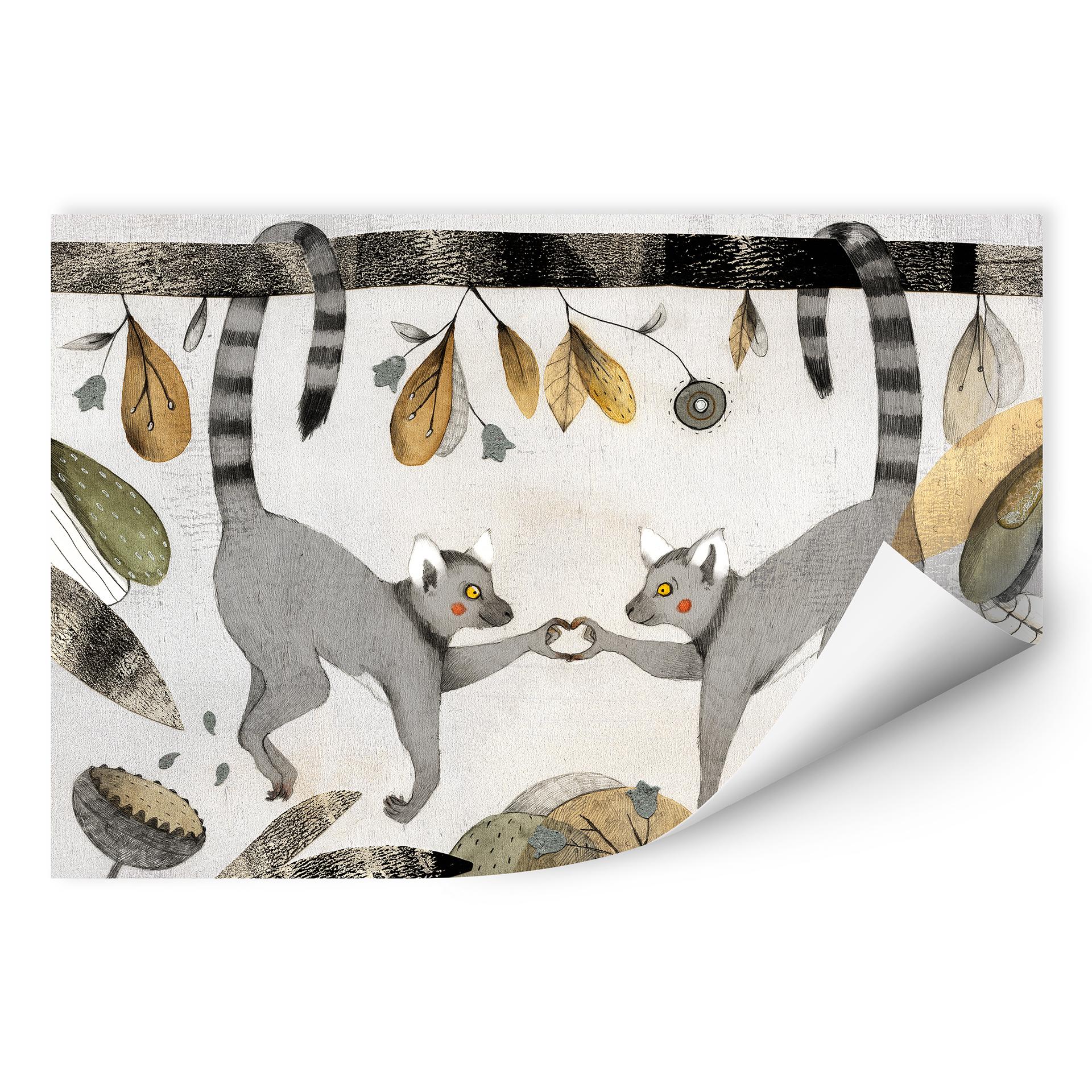 Wallprint Loske - Kattas in Love