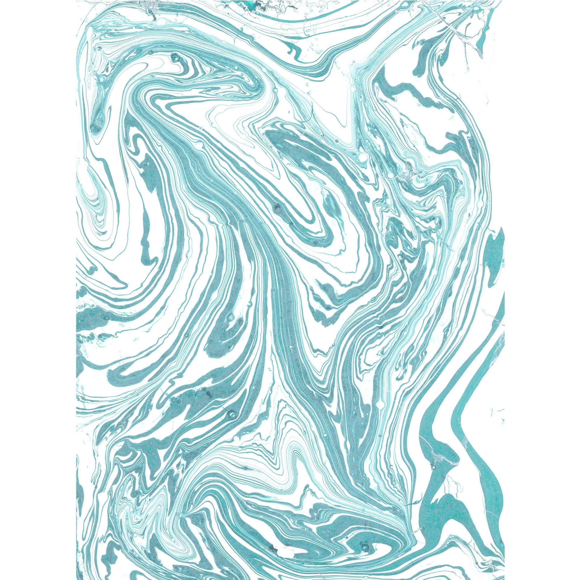 Fotobehang Kleurenexplosie Turquoise