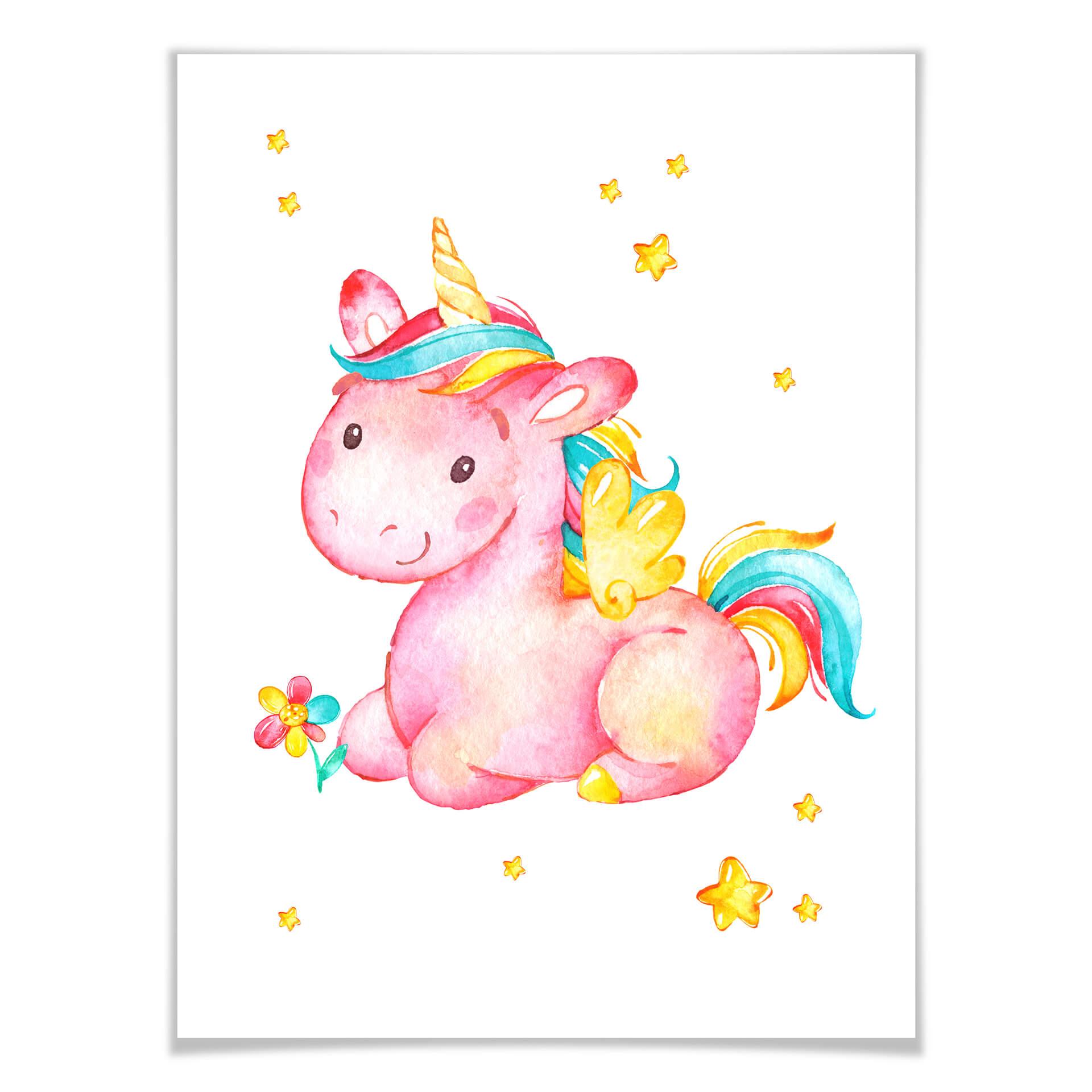 Póster Pinky el Unicornio