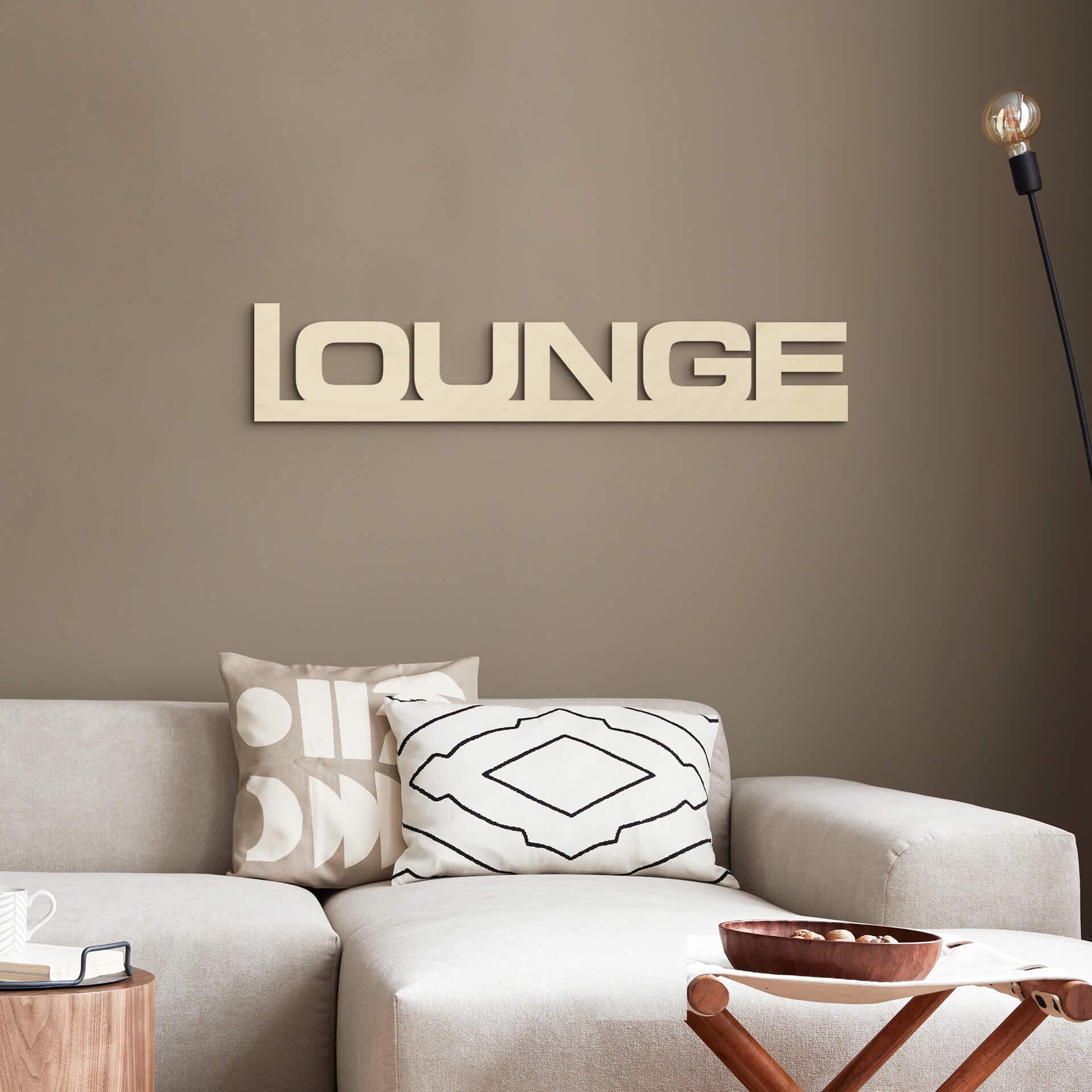 Træbogstaver - Lounge