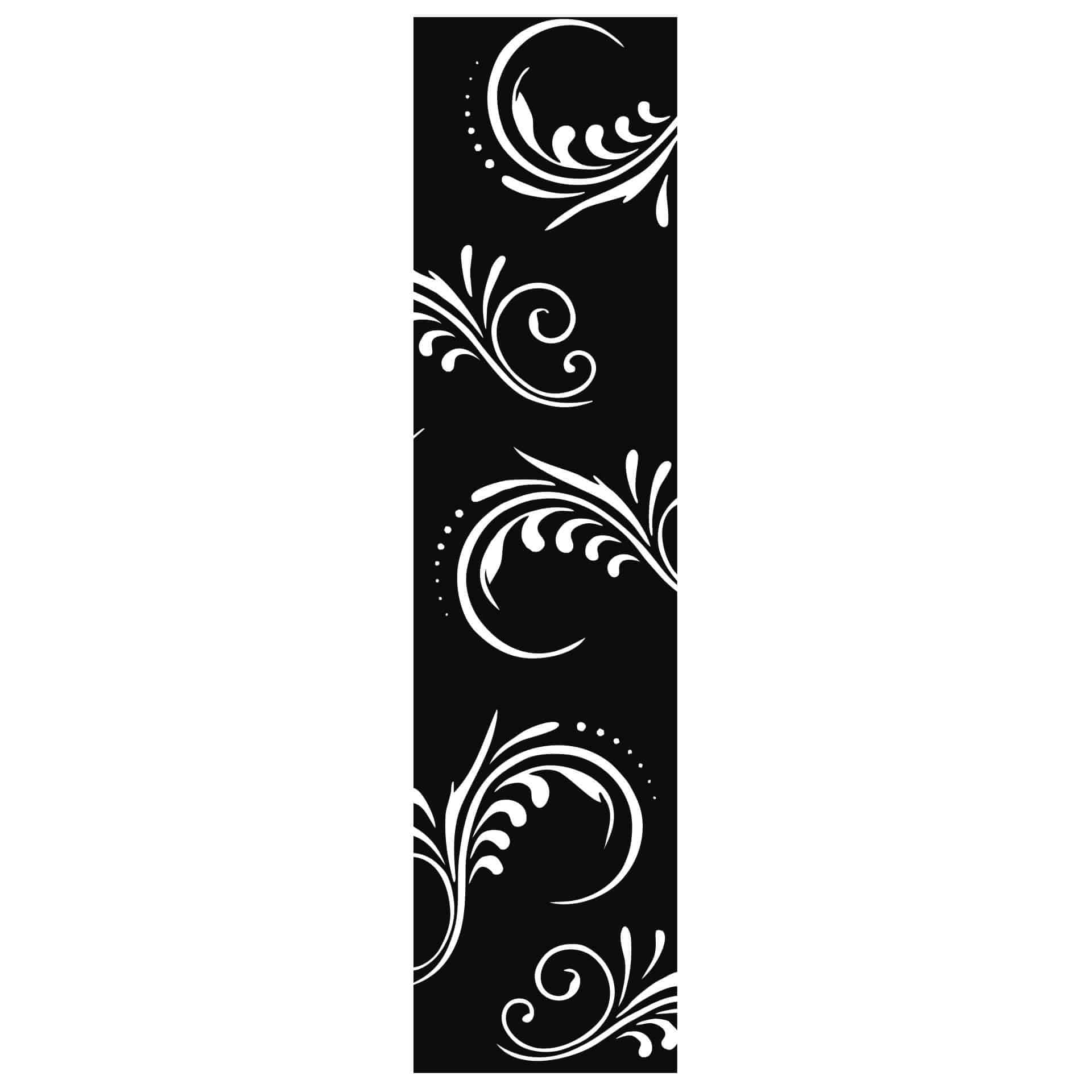 Wandtattoo Banner Floral
