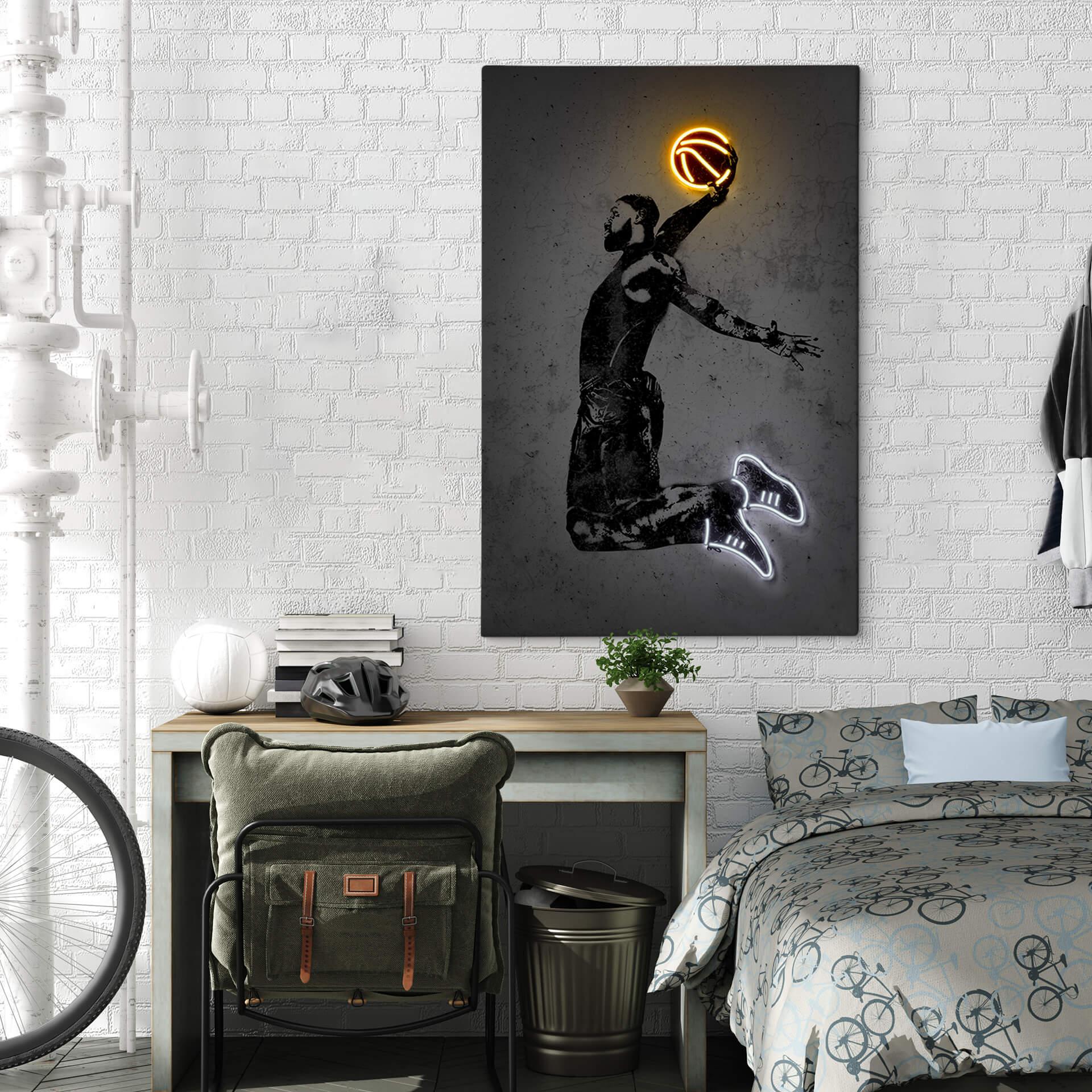 Canvas Mielu - Basketballer LeBron James