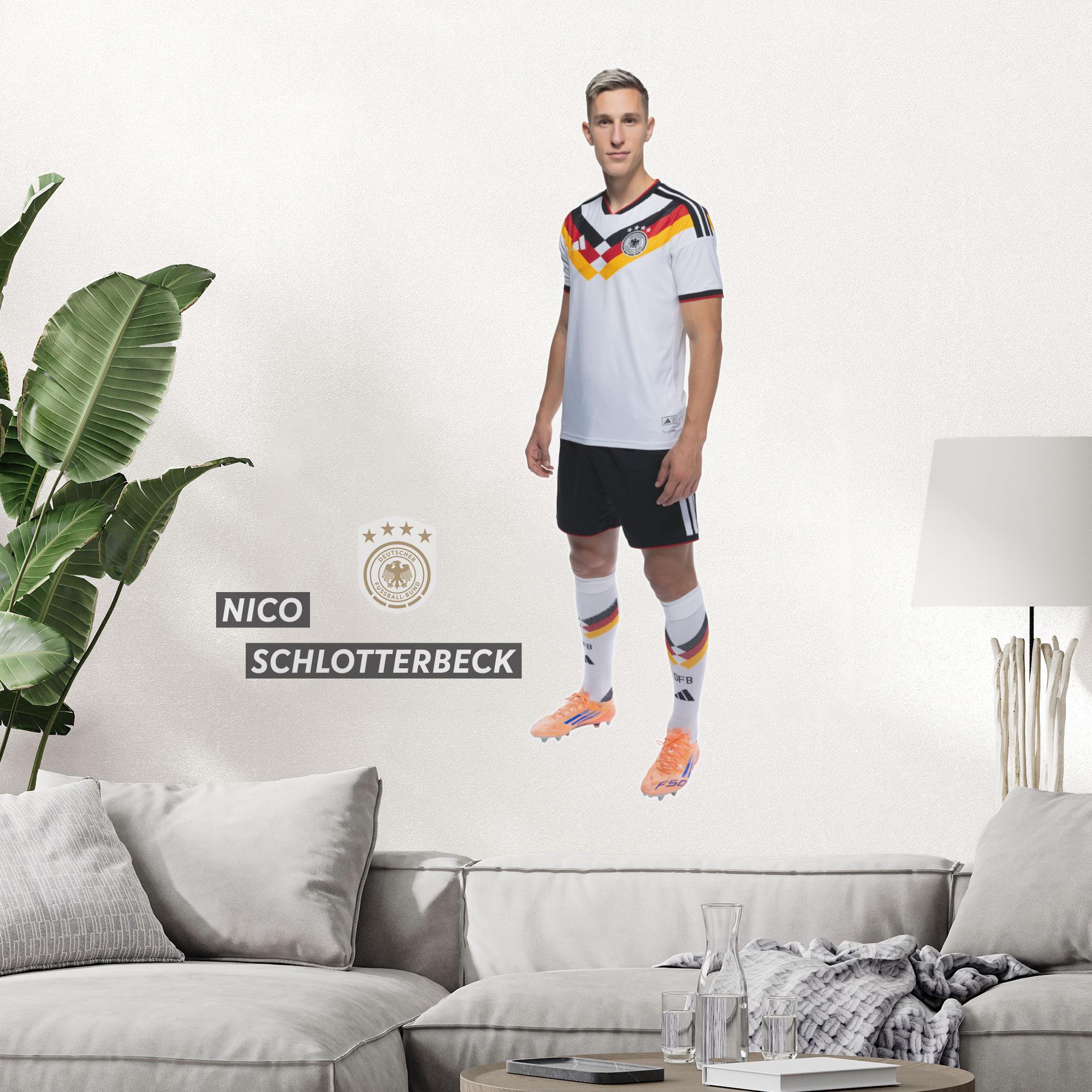 DFB Sticker WM 2026, Wandtattoo Nico Schlotterbeck
