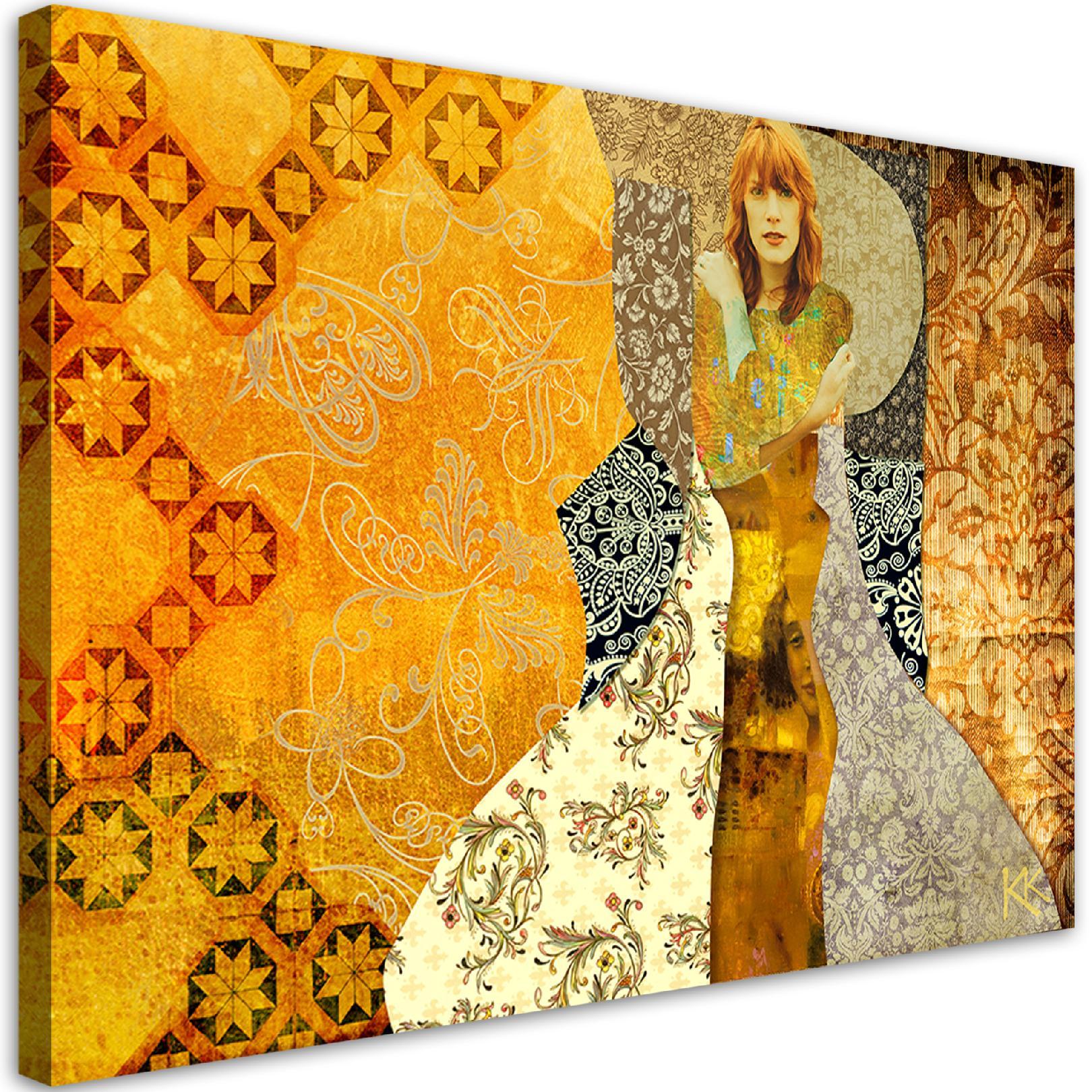 Canvasbillede, Gustav Klimt kvinde