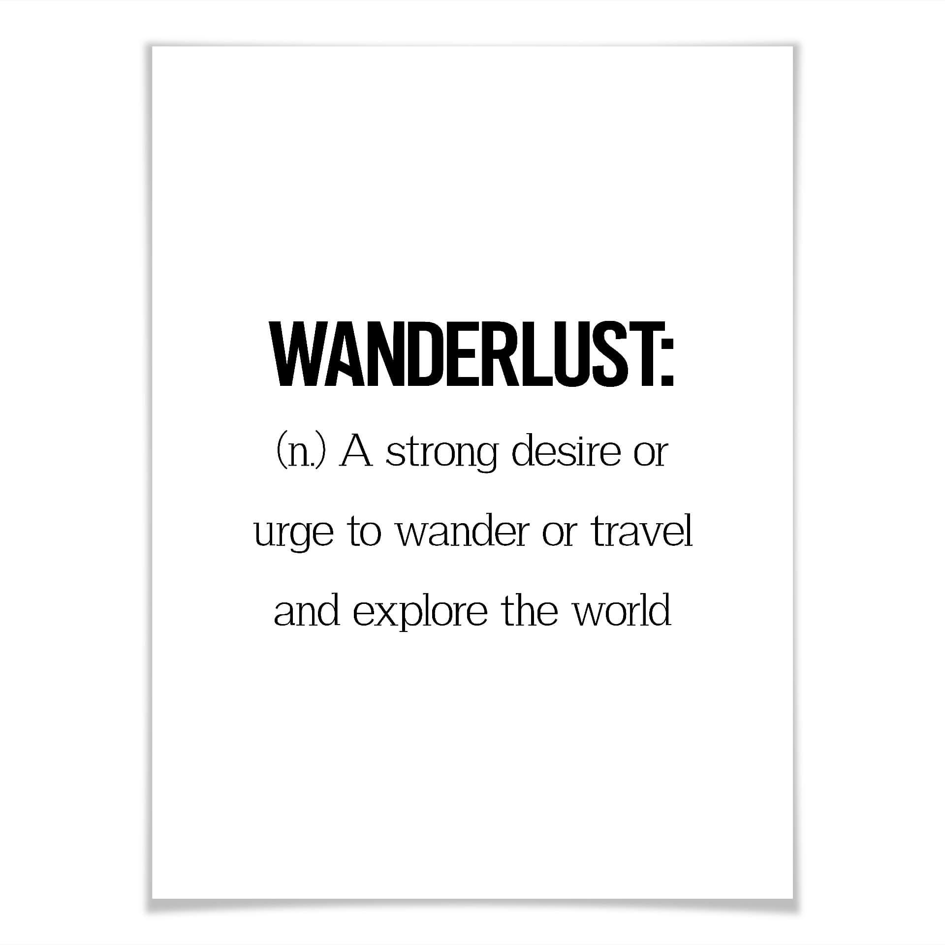 Poster Wanderlust
