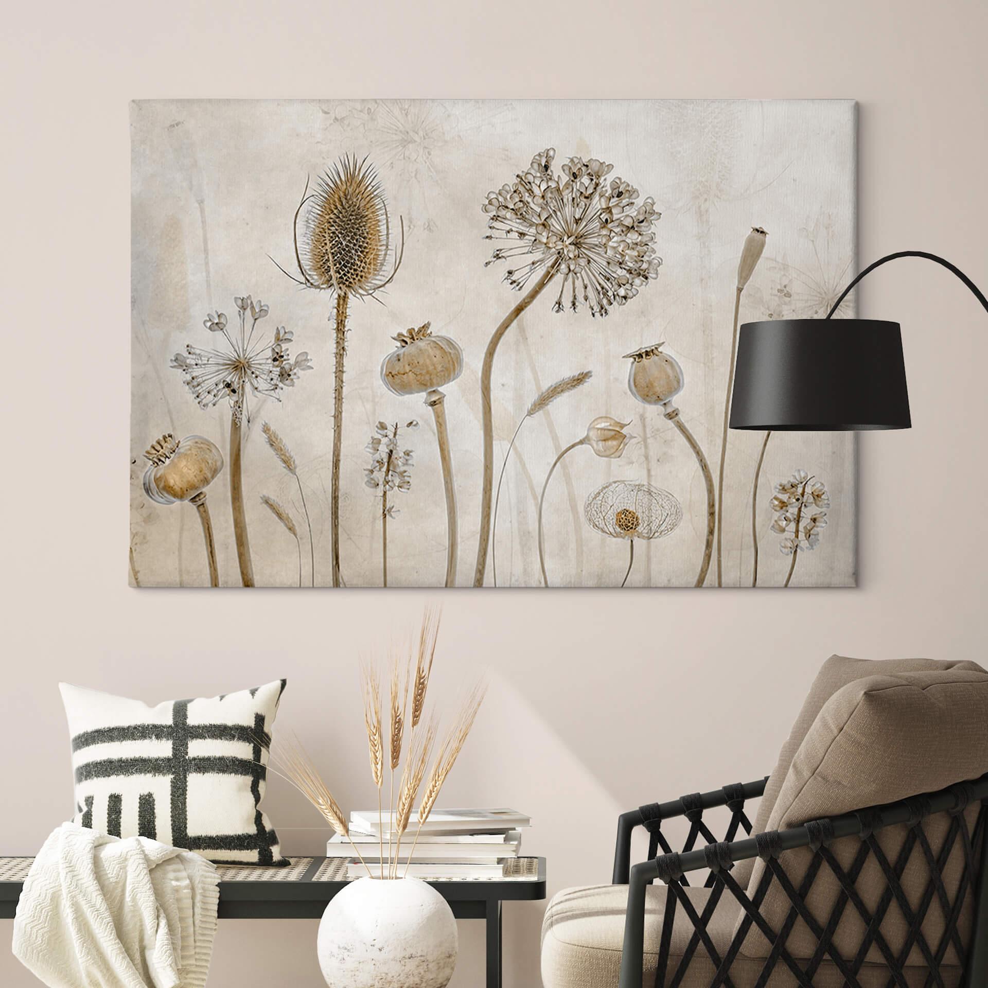Canvas Disher - Droogbloemen