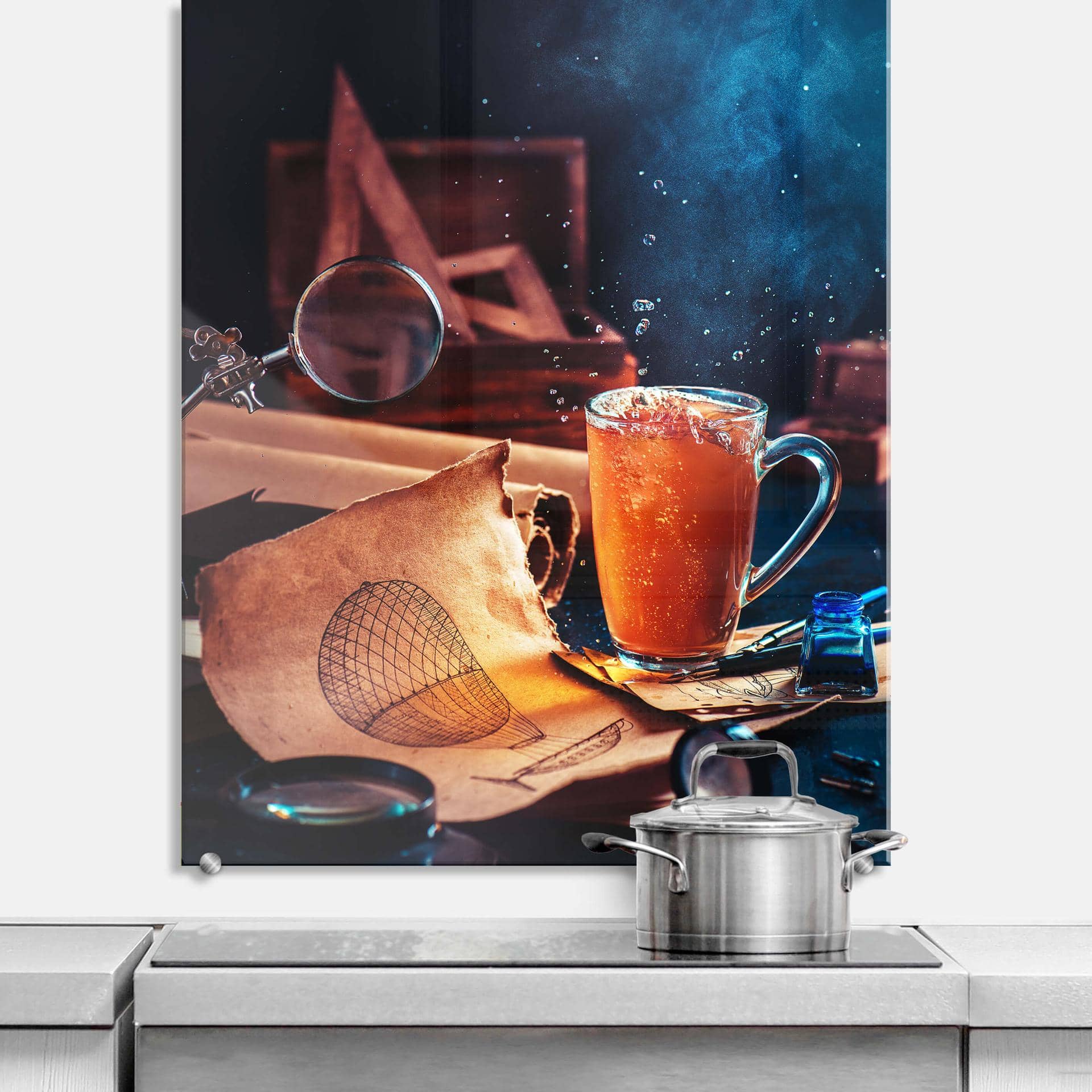 Stænkplade - Belenko - Steampunk Tea 02 - Højkant