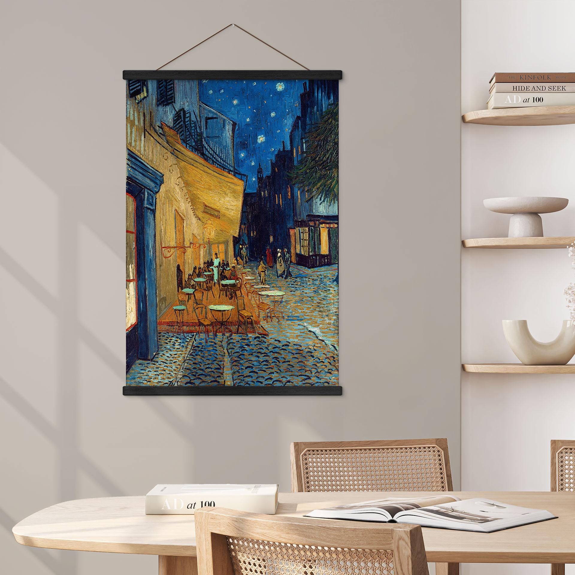 Tekstil plakat van Gogh - Caféterrasse om aftenen